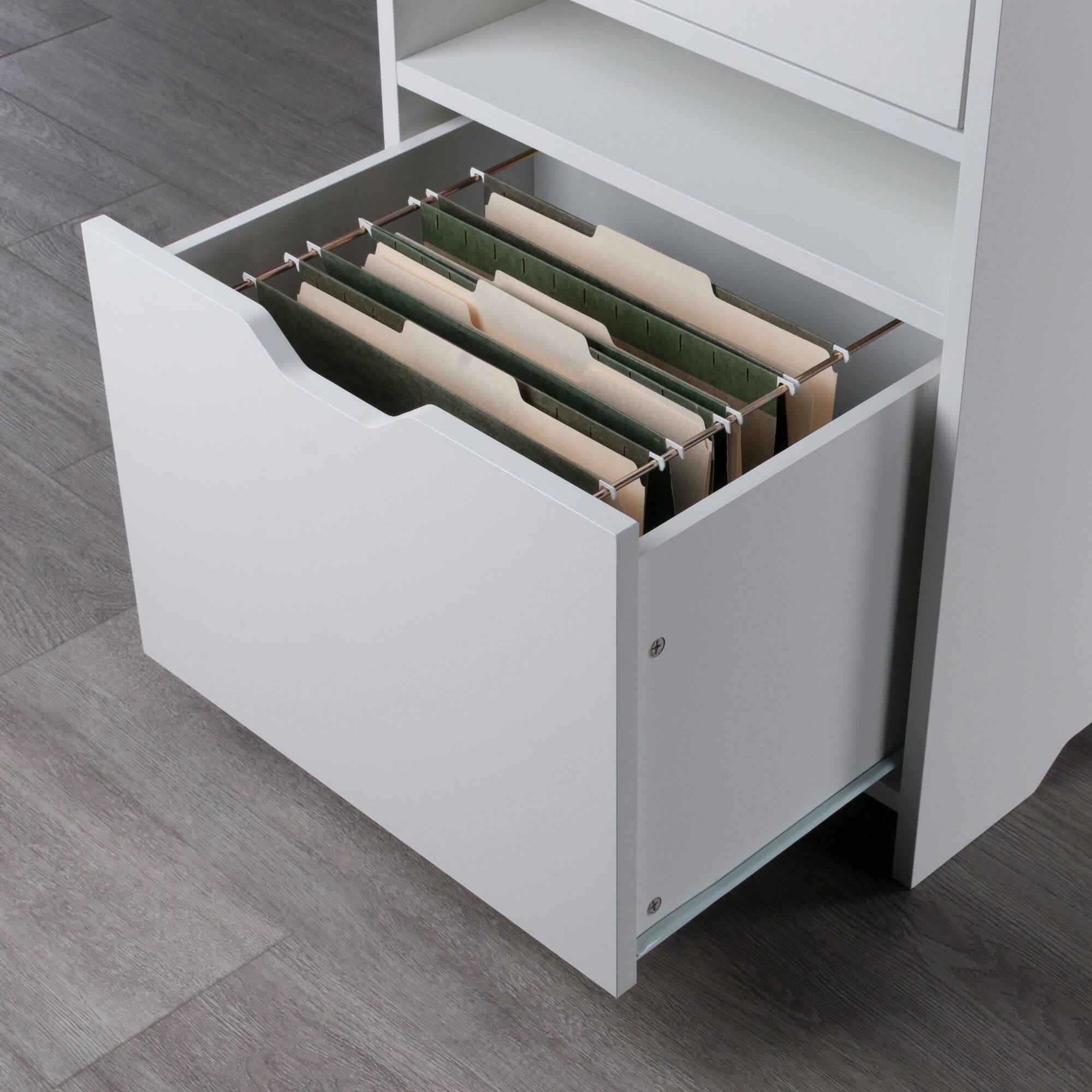 Alt View 10. Winsome Wood - Nova Filing Storage Cabinet - White.