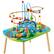 Front. Hape - Jungle Adventure Wooden Bead Maze & Railway Train Track Play Table.