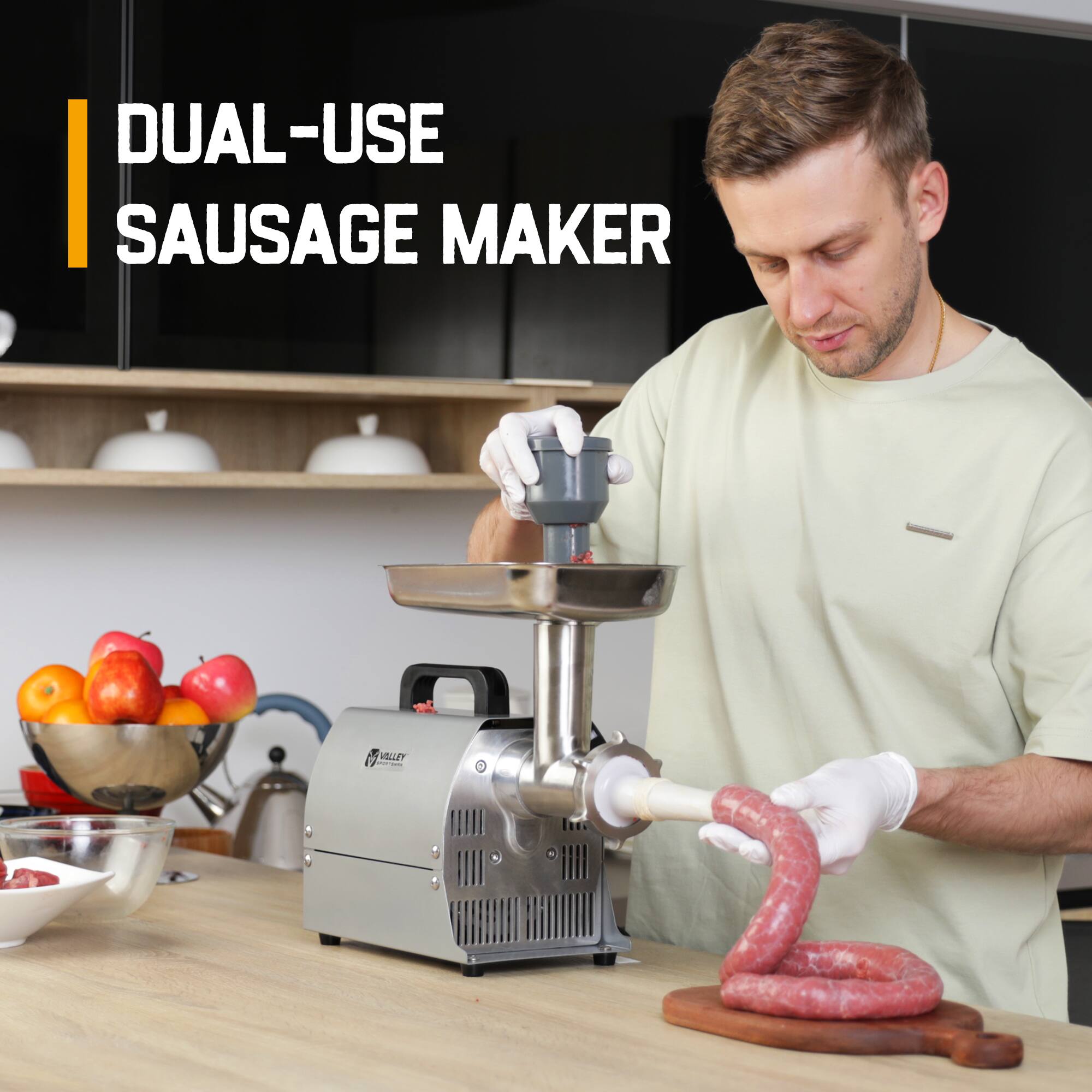 DUAL-USE SAUSAGE MAKER