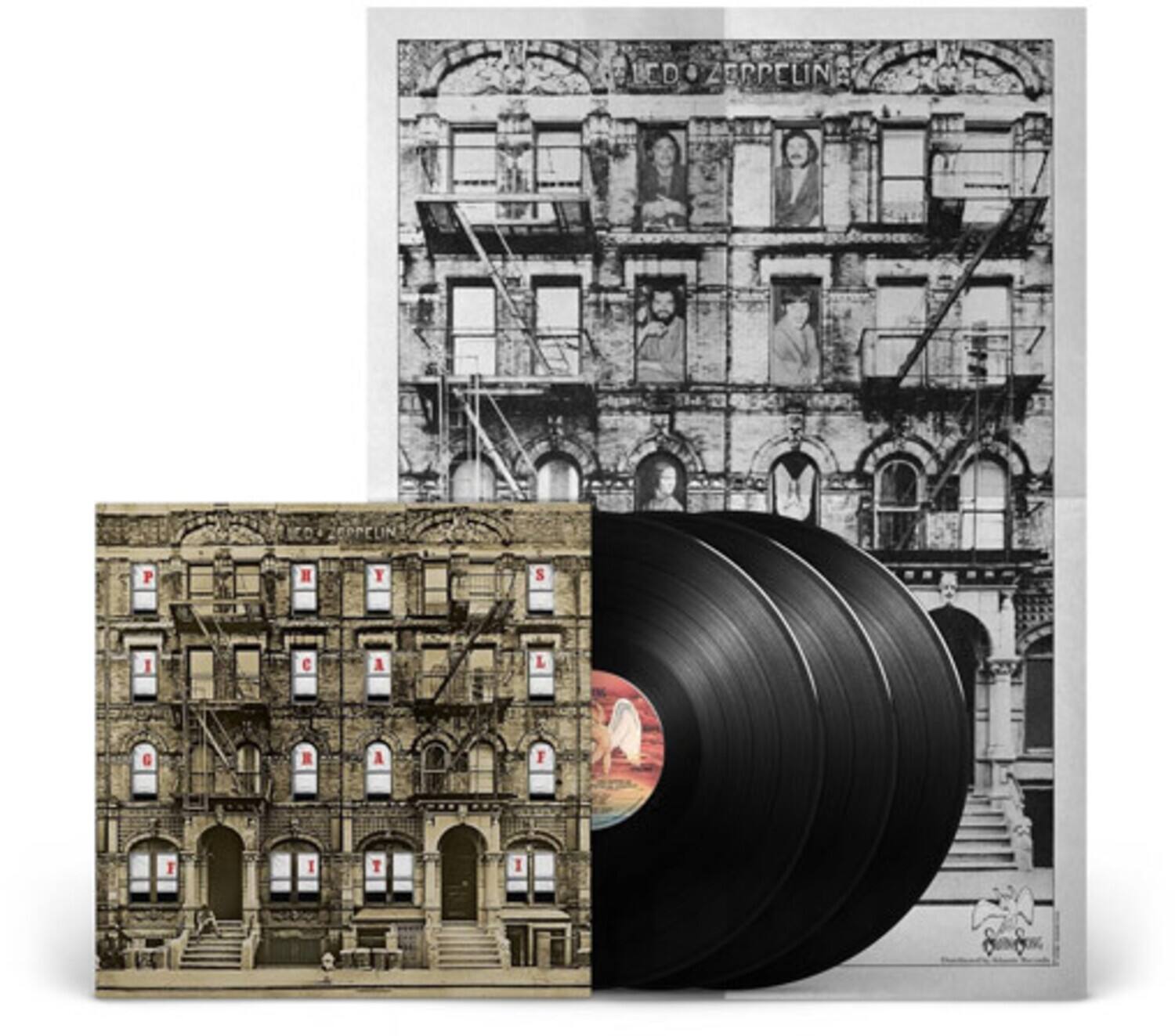 Front. Led Zeppelin - Physical Graffiti (50th Anniversary Deluxe Edition 3LP)   - VINYL LP.