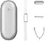 Plaud is a company that makes watches and other accessories. The image shows a watch face and a watch band, along with other accessories like a clip and a strap. The watch face is white, and the band is white as well. The clip is silver, and the strap is black. These accessories can be used to customize the watch and make it more personalized.