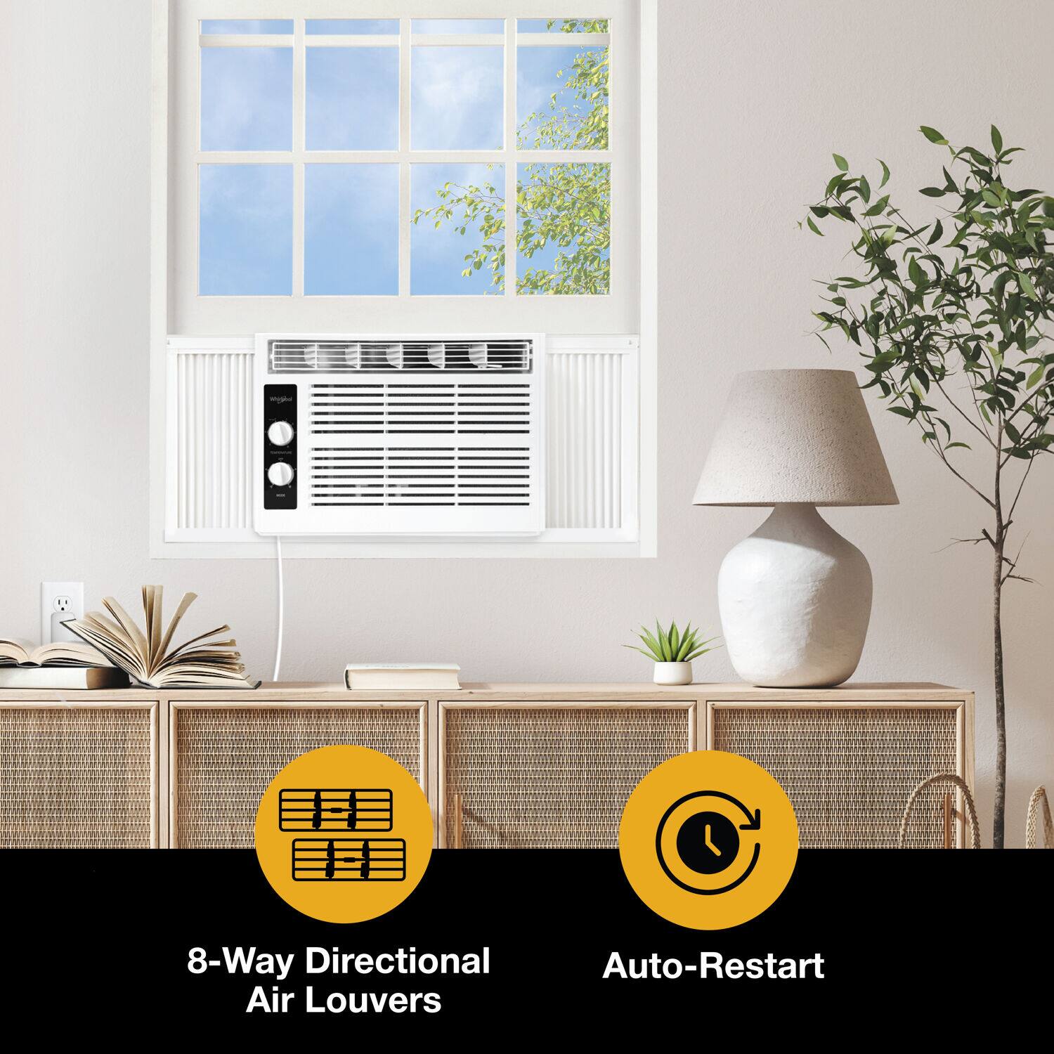 8-Way Directional Auto-Restart Air Louvers