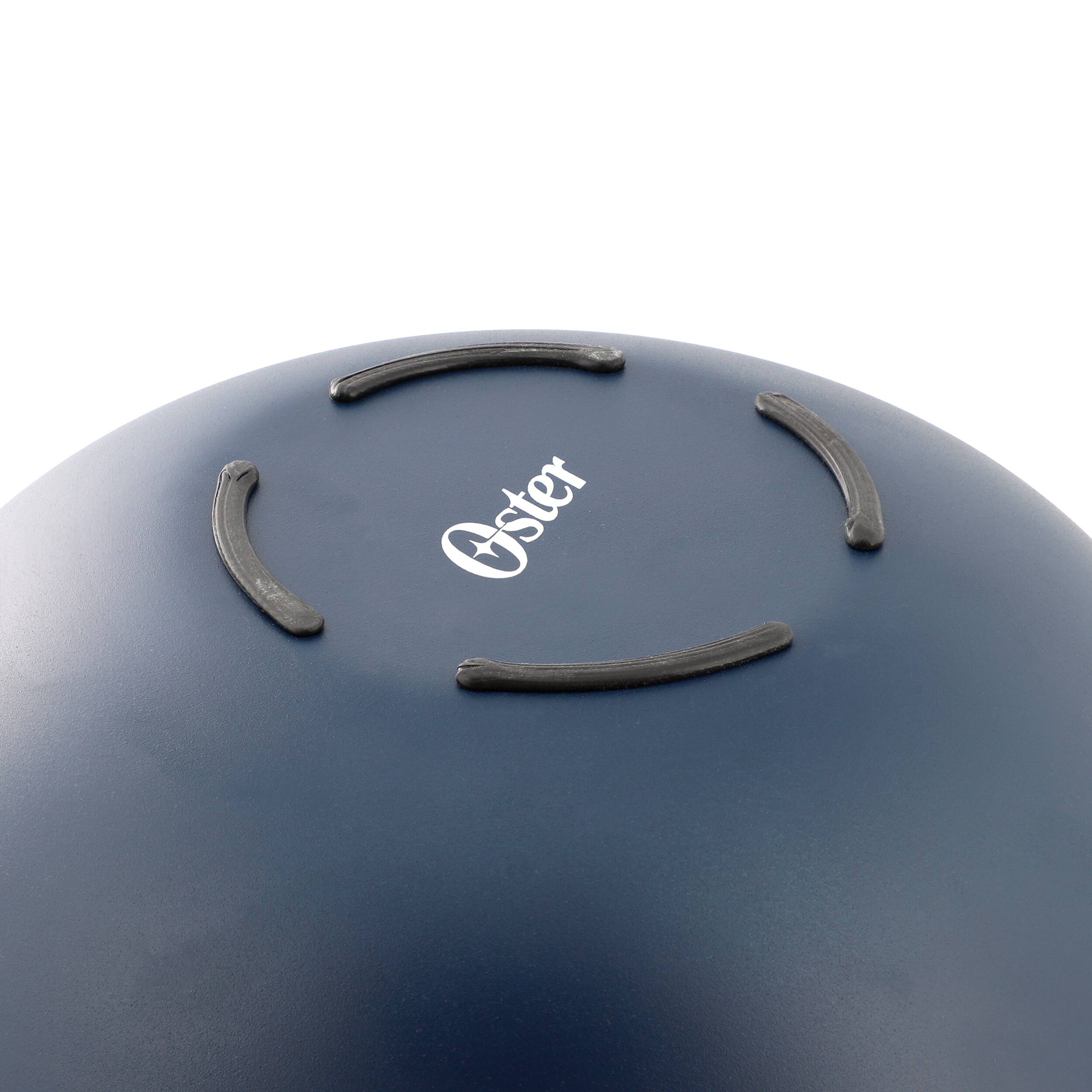 Alt View 2. Oster - Oster Corden 5 Quart Stainless Steel Mixing Bowl in Blue with Nonslip Base.
