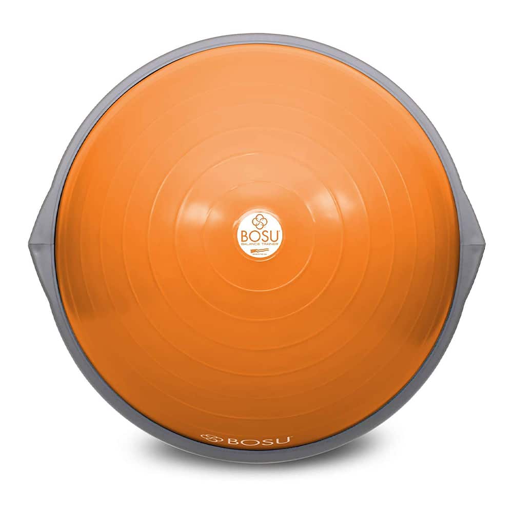Bosu - 72-10850 The Original Balance Trainer 65 cm Diameter Ball, Orange and Gray - Orange/Gray