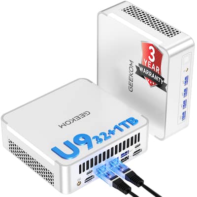 GEEKOM XT1 Mega AI Mini PC, 14th Intel Ultra U9 185H, 32GB DDR5 GEEKOM XT1 Mega AI Mini PC, 14th Intel Ultra U9 185H, 32GB DDR5
