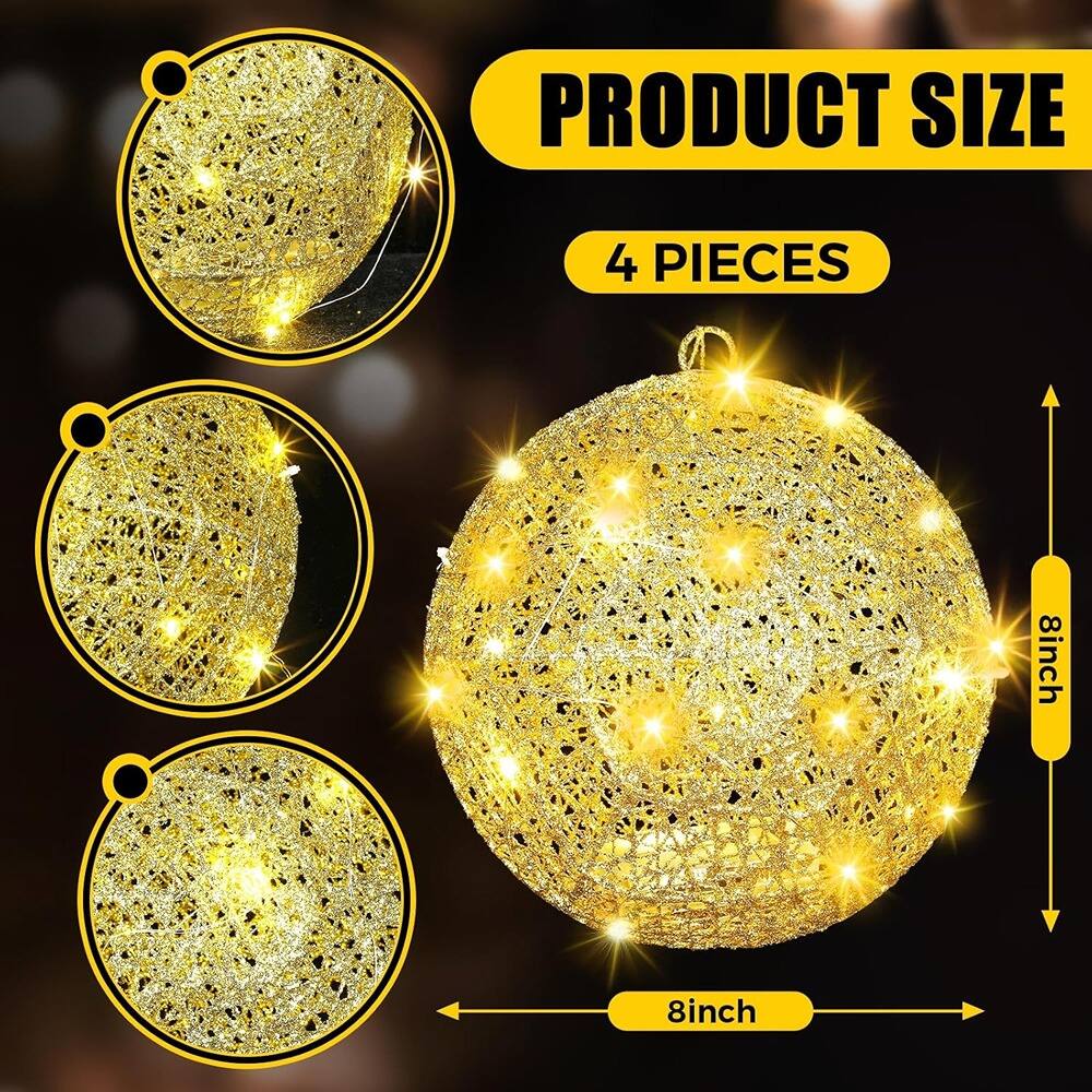 PRODUCT SIZE  
4 PIECES  
8 inch  
8 inch