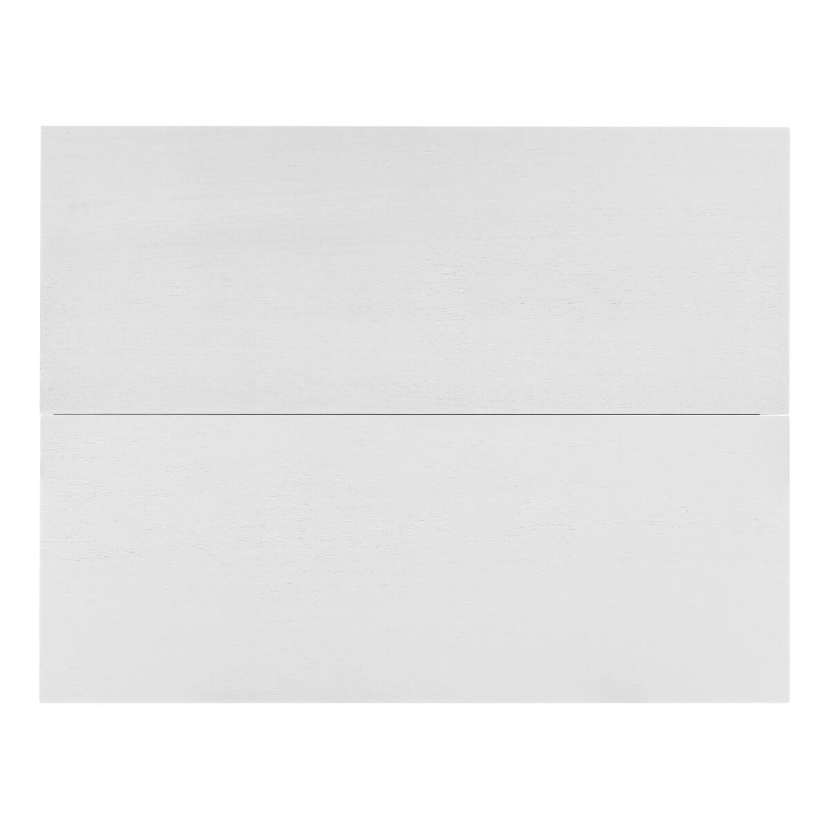 Alt View 6. Loheer - Loheer White Farmhouse Dining Table, Extendable Drop Leaf Design for Small Spaces - White.