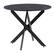Angle Zoom. CorLiving - Lennox Iron Leg Trestle Dining Table - Black.