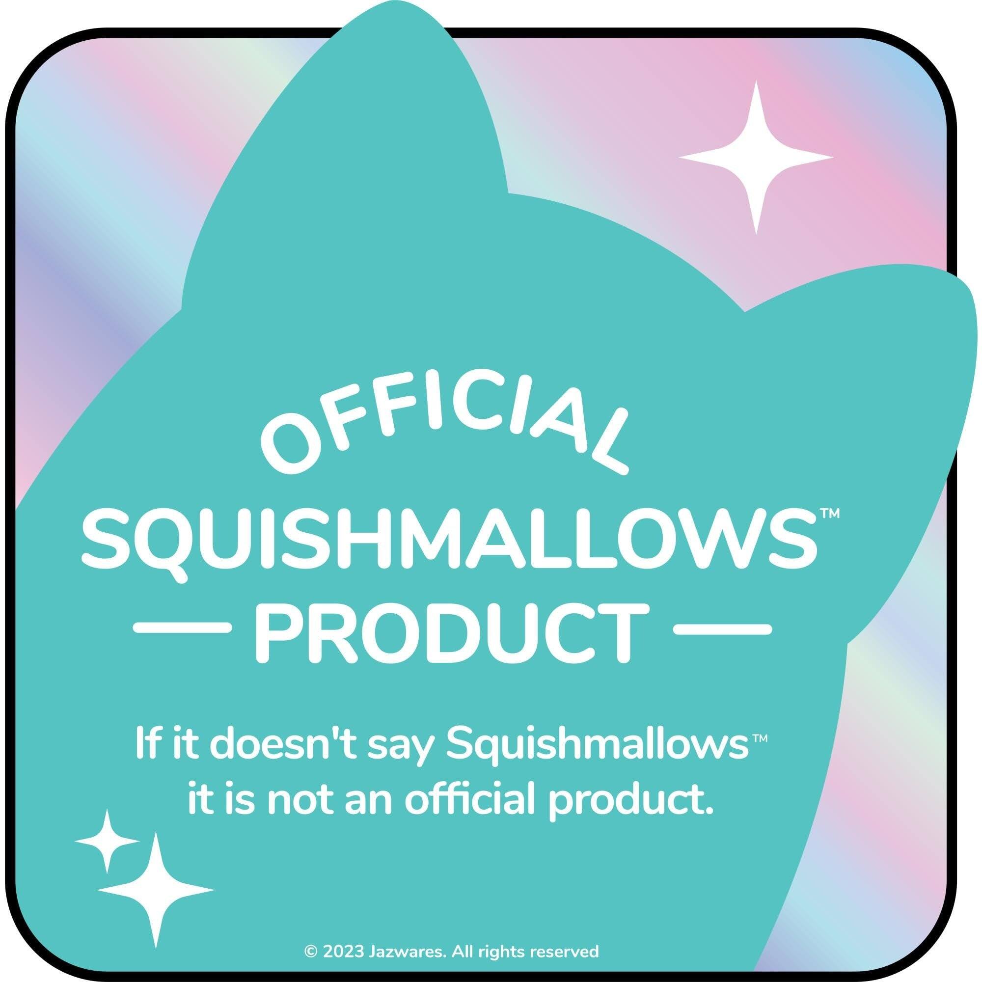 OFFICIAL SQUISHMALLOWS™ PRODUCT — If it doesn't say Squishmallows™ it is not an official product. © 2023 Jazwares. All rights reserved