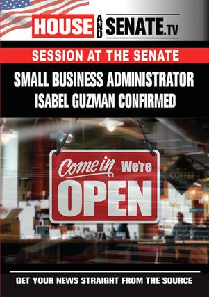 Front. Small Business Administrator Isabel Guzman Confirmed - DVD.