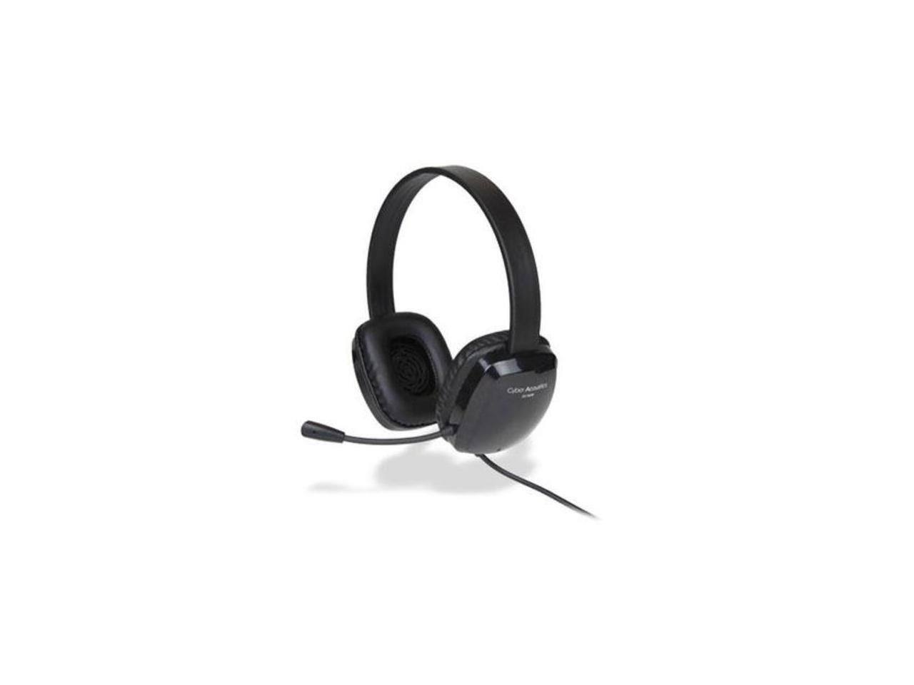 Alt View 5. Cyber Acoustics - Cyber Acoustics Stereo Headset W/ Single Plug.