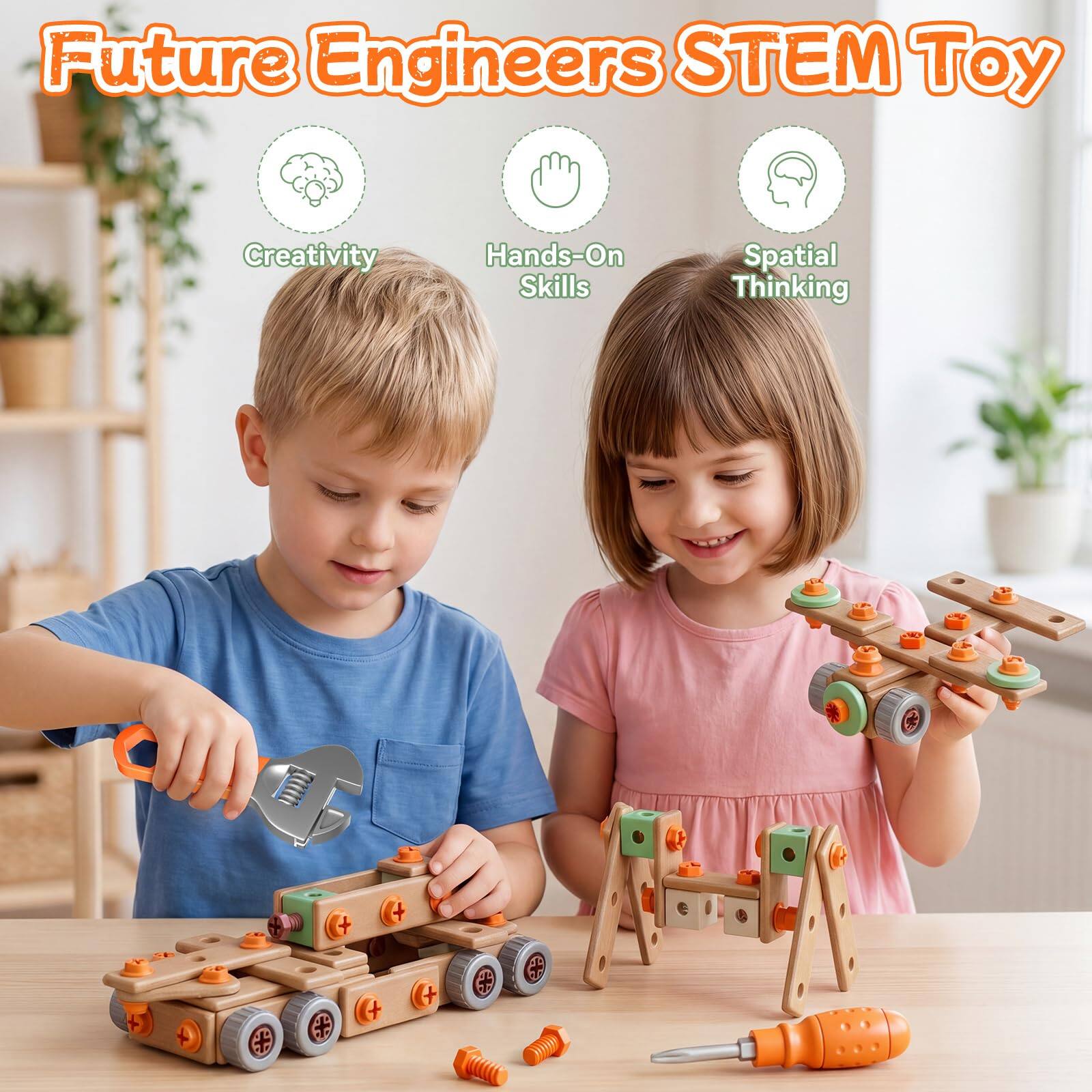 CUTE STONE 158PCS Kids Tool Set with Toy Drill - Best Buy