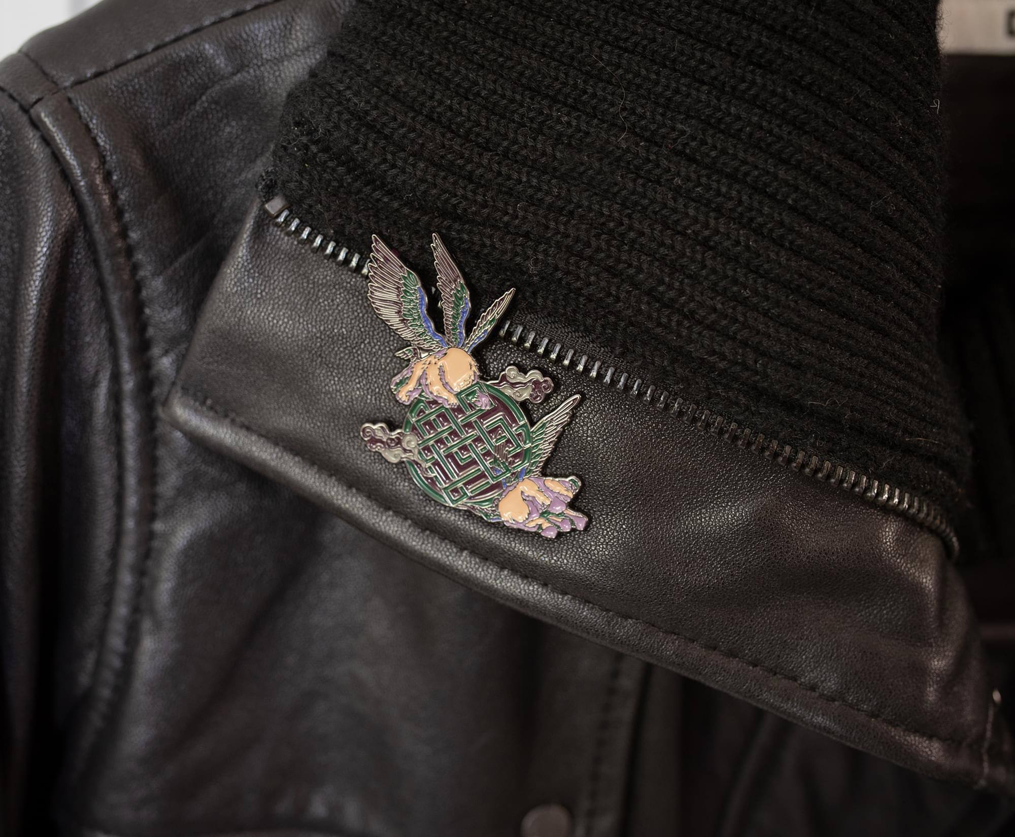 Alt View 2. SalesOne LLC - Marvel Studios Shang-Chi and the Legend of the Ten Rings Morris Premiere Pin - Red.