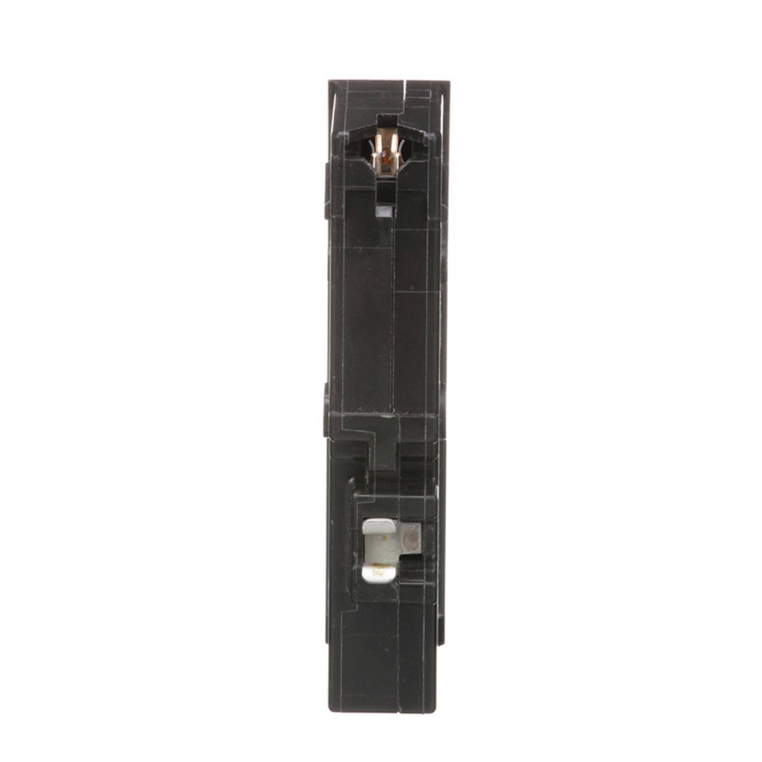 Left. Schneider Electric - Square D 20 amps Arc Fault/Ground Fault Single Pole Circuit Breaker.