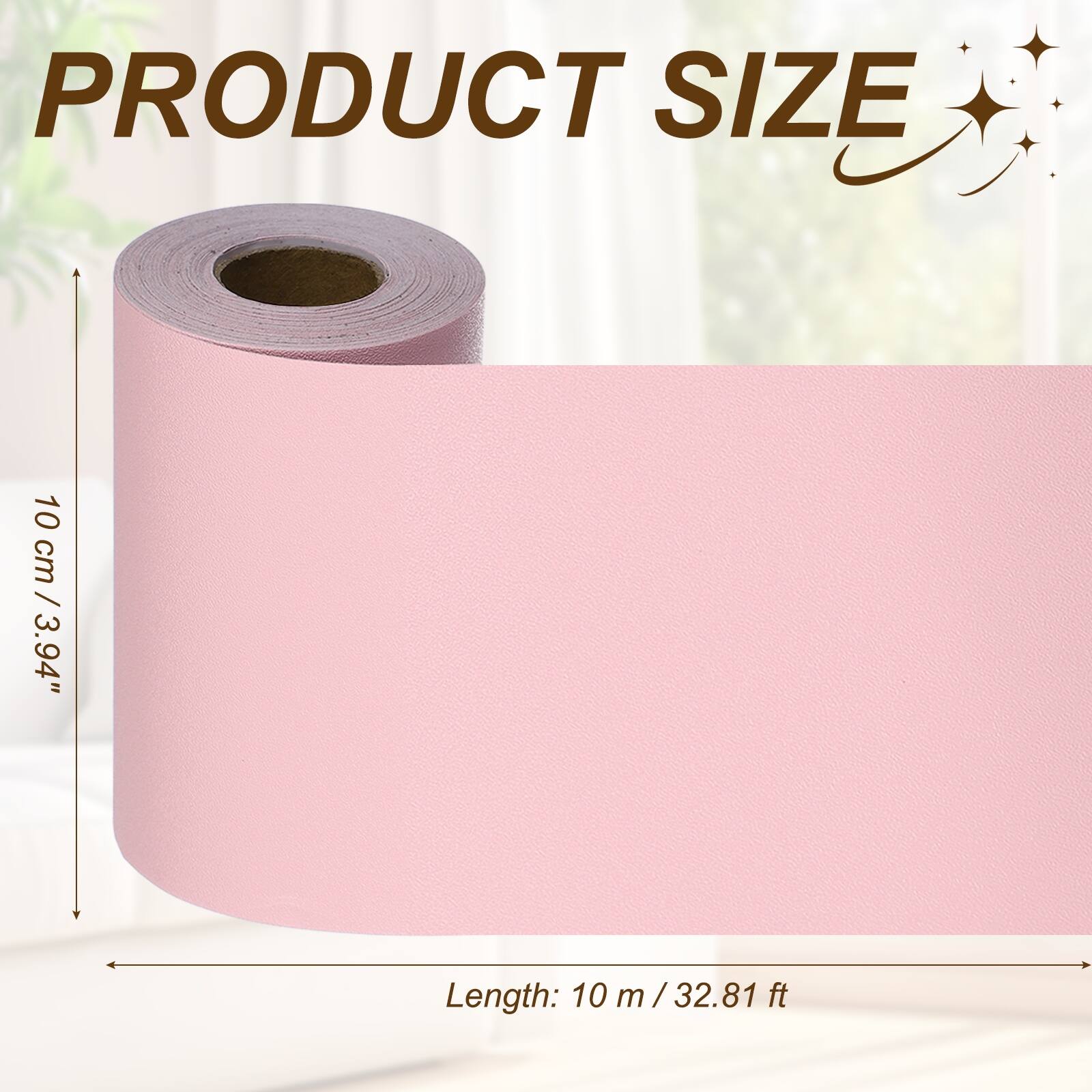 PRODUCT SIZE

10 cm / 3.94" 

Length: 10 m / 32.81 ft