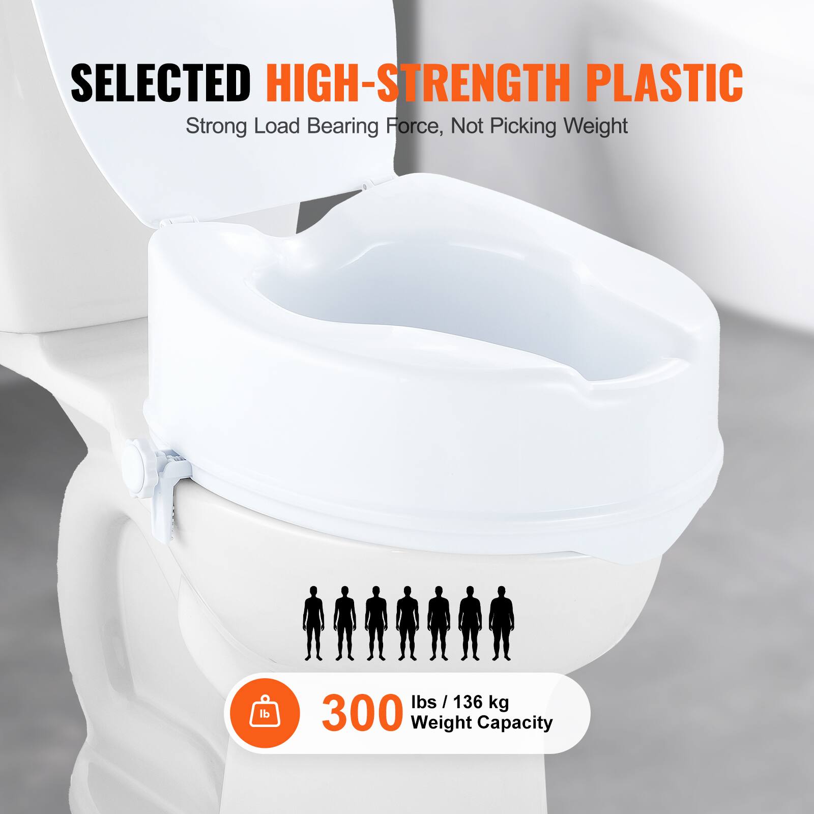SELECTED HIGH-STRENGTH PLASTIC, Strong Load Bearing Force, Not Picking Weight, lbs / 136 kg, 300 lbs, Weight Capacity