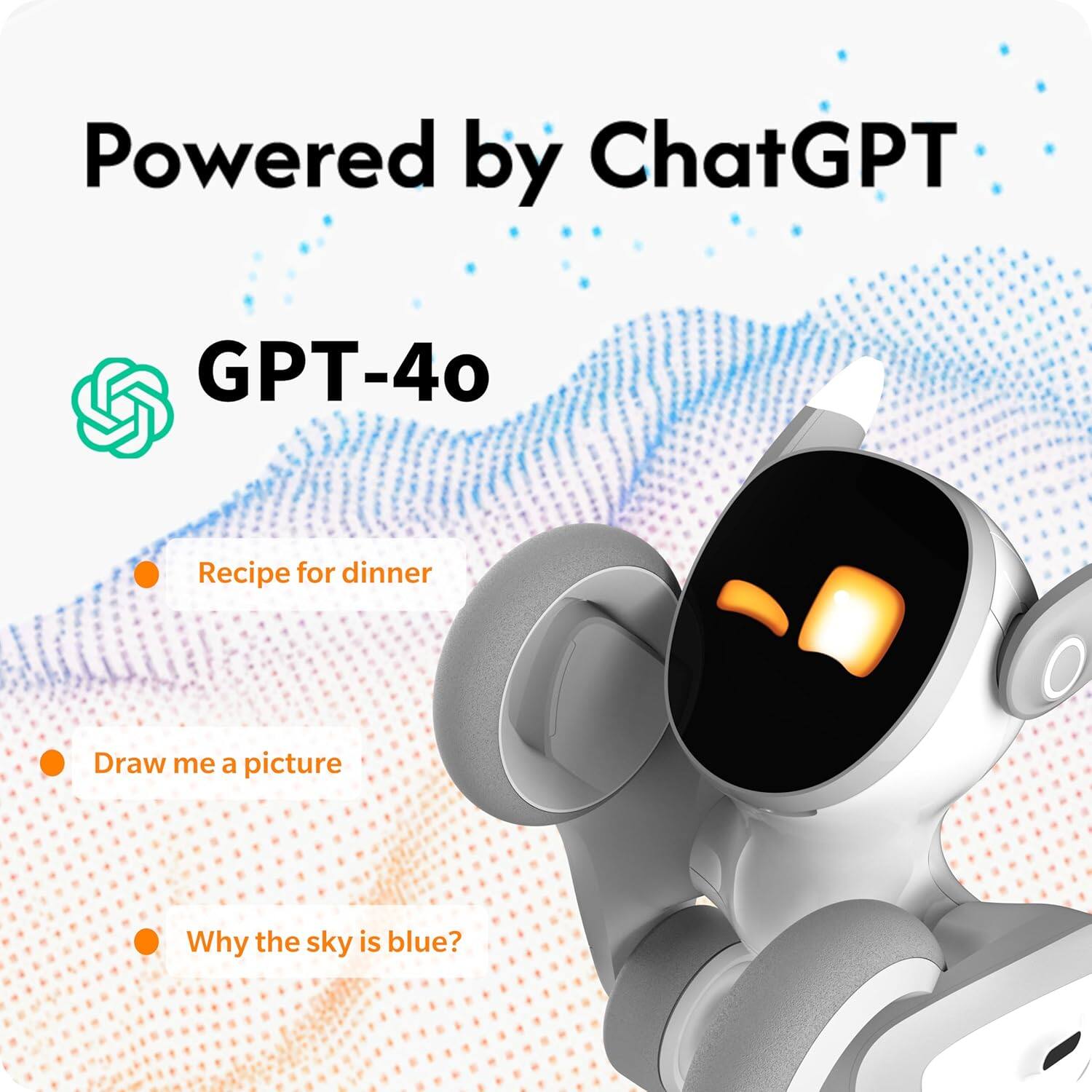 Powered by ChatGPT

GPT-40

Recipe for dinner

Draw me a picture

Why the sky is blue?