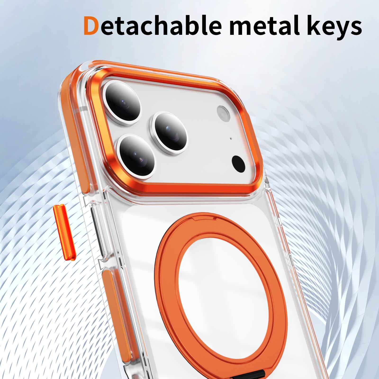 Detachable metal keys