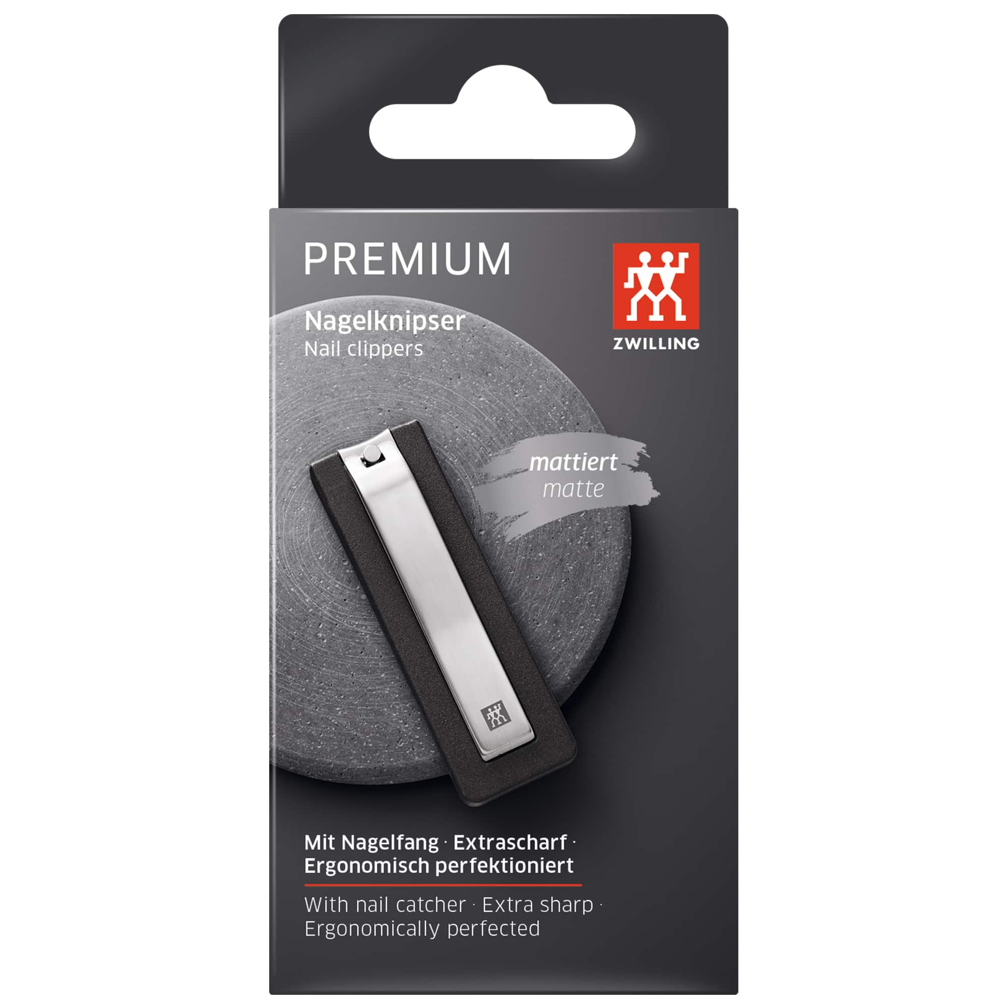 爪切り　ZWILLING Premium Nail Clippers 60mm ZWILLING Nail Clipper (with nail catch box, fingers and toes