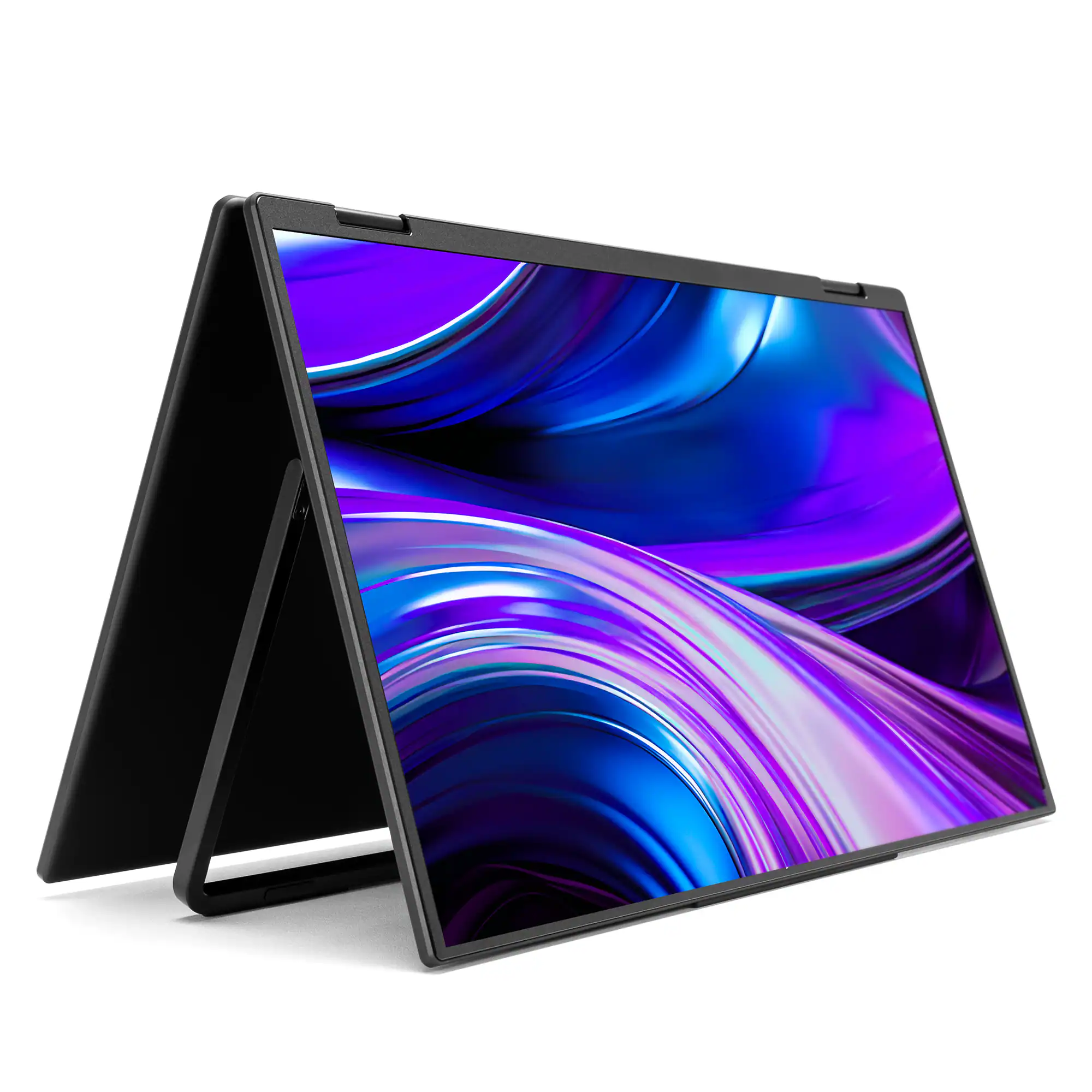 Alt View 4. SideTrak - SideTrak Solo Book 15.6” Stacked Dual Monitor - Black.