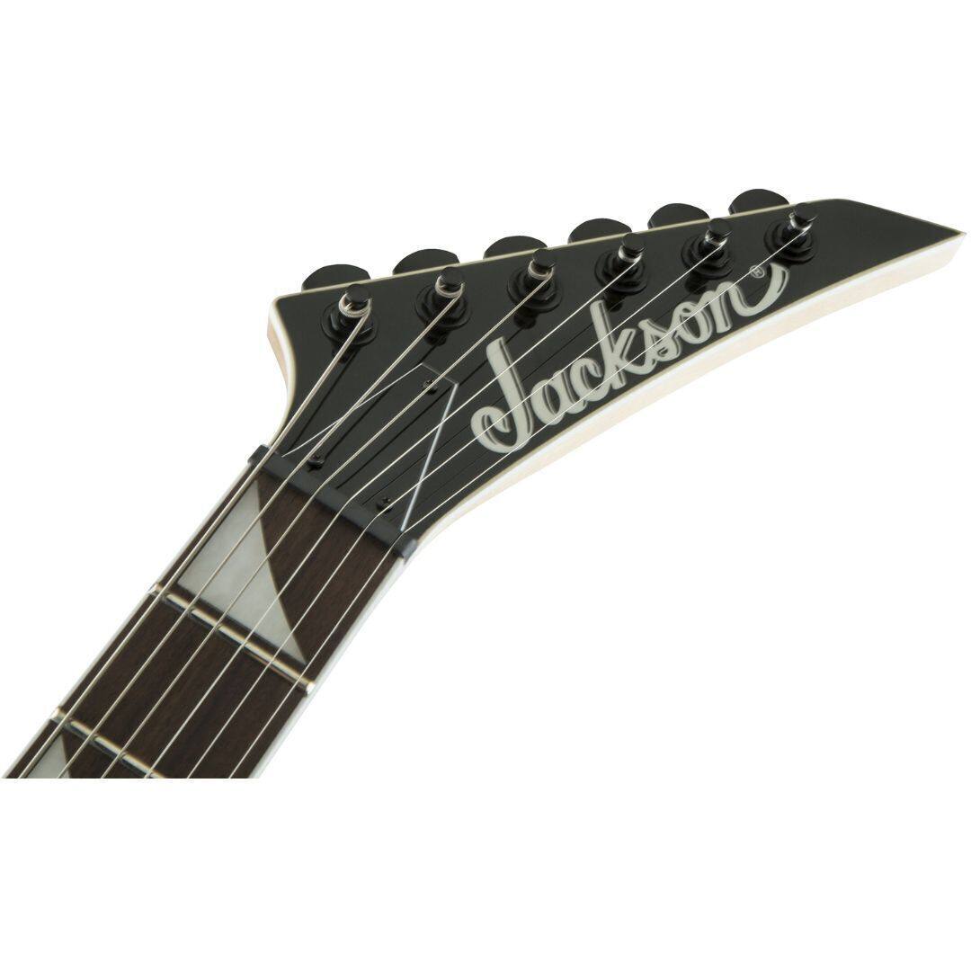 Back. Jackson - Jackson JS Series Rhoads JS32T, White with Black Bevels Electric Guitar.