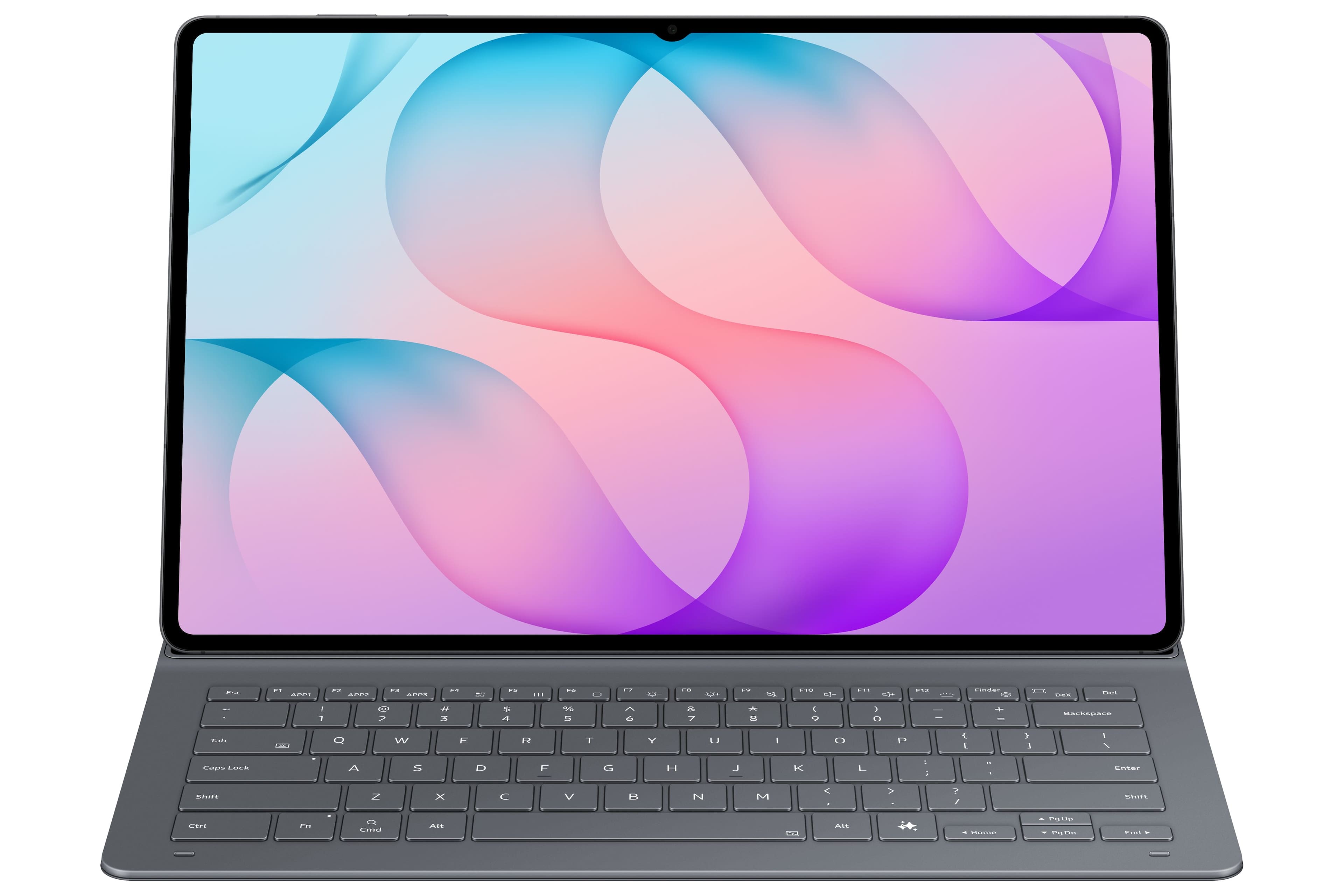 Samsung - Galaxy Tab S12 Ultra Book Cover Keyboard Slim - Black