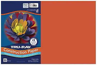 #1 ACOLNE TRU-RAY Construction Paper
Premium Heavyweight Single Color Pack
9" x 12"
50 Sheets
22.9 cm x 30.5 cm