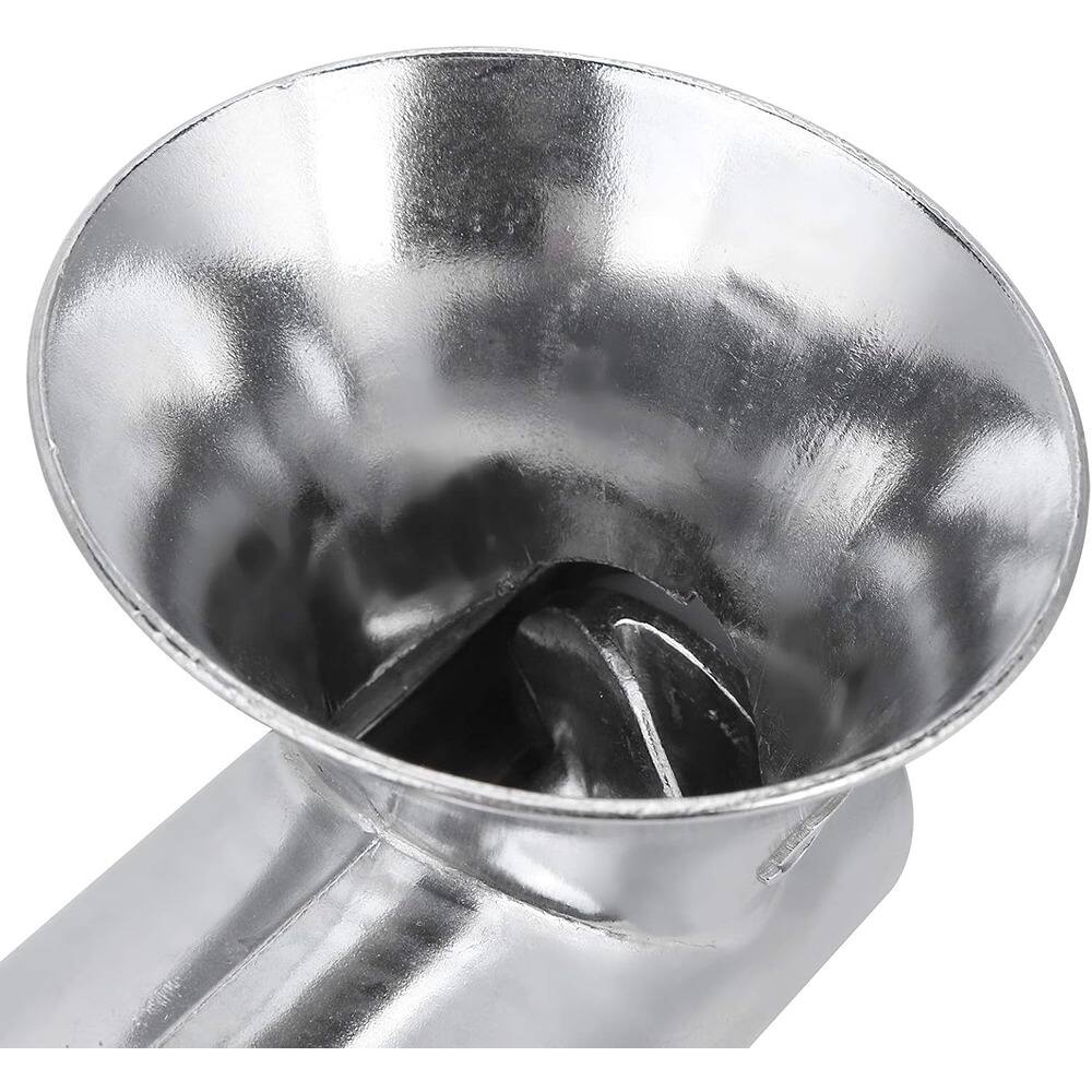 Alt View 2. MOSZAR LLC - Manual Meat Grinder – Aluminum Alloy, Multi-Use, Silver - Stainless Steel.