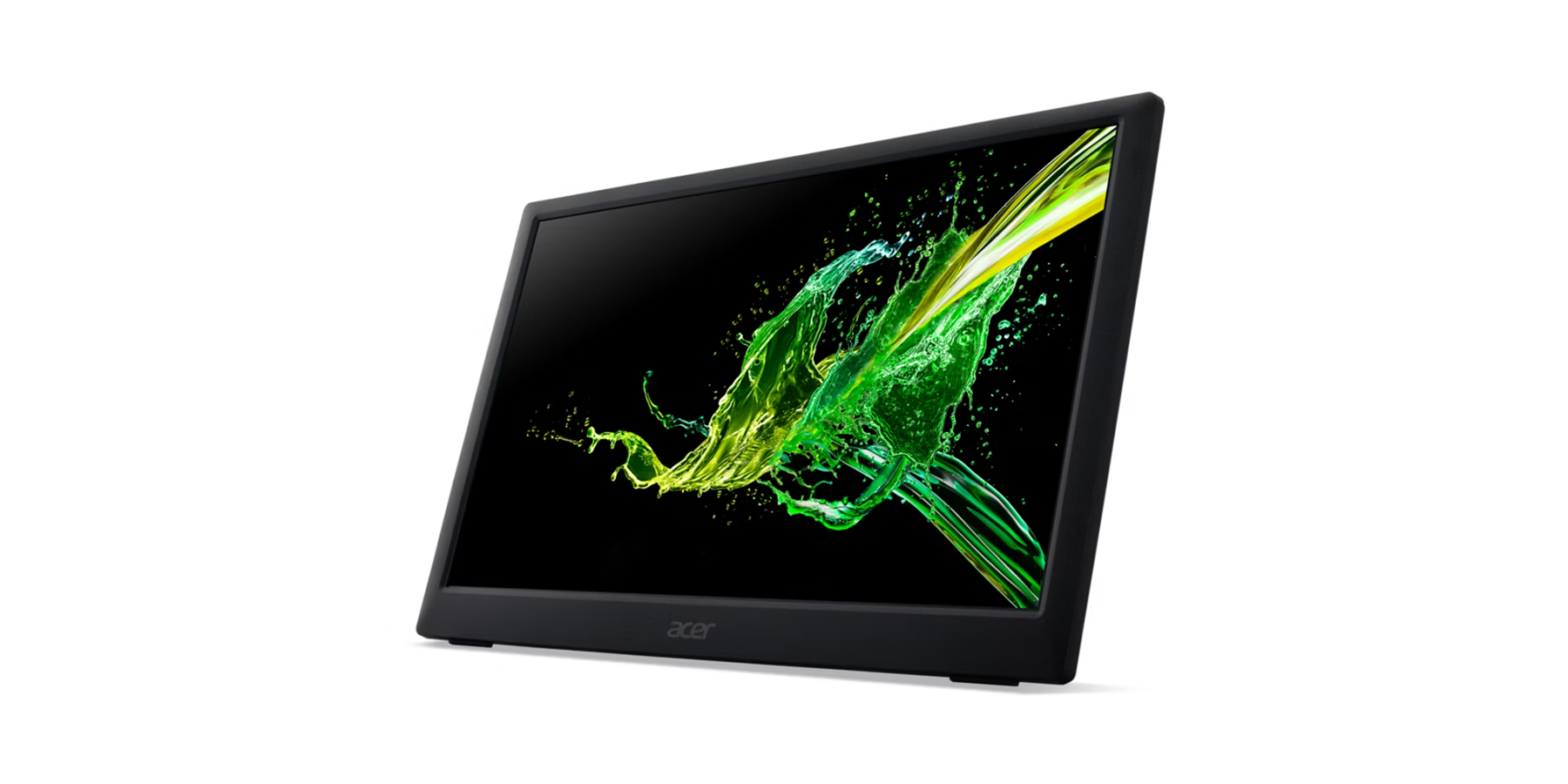 Back. Acer - PM161Q 15.6" Portable Monitor – Full HD, 60Hz, Ultra-Light Design - Black.