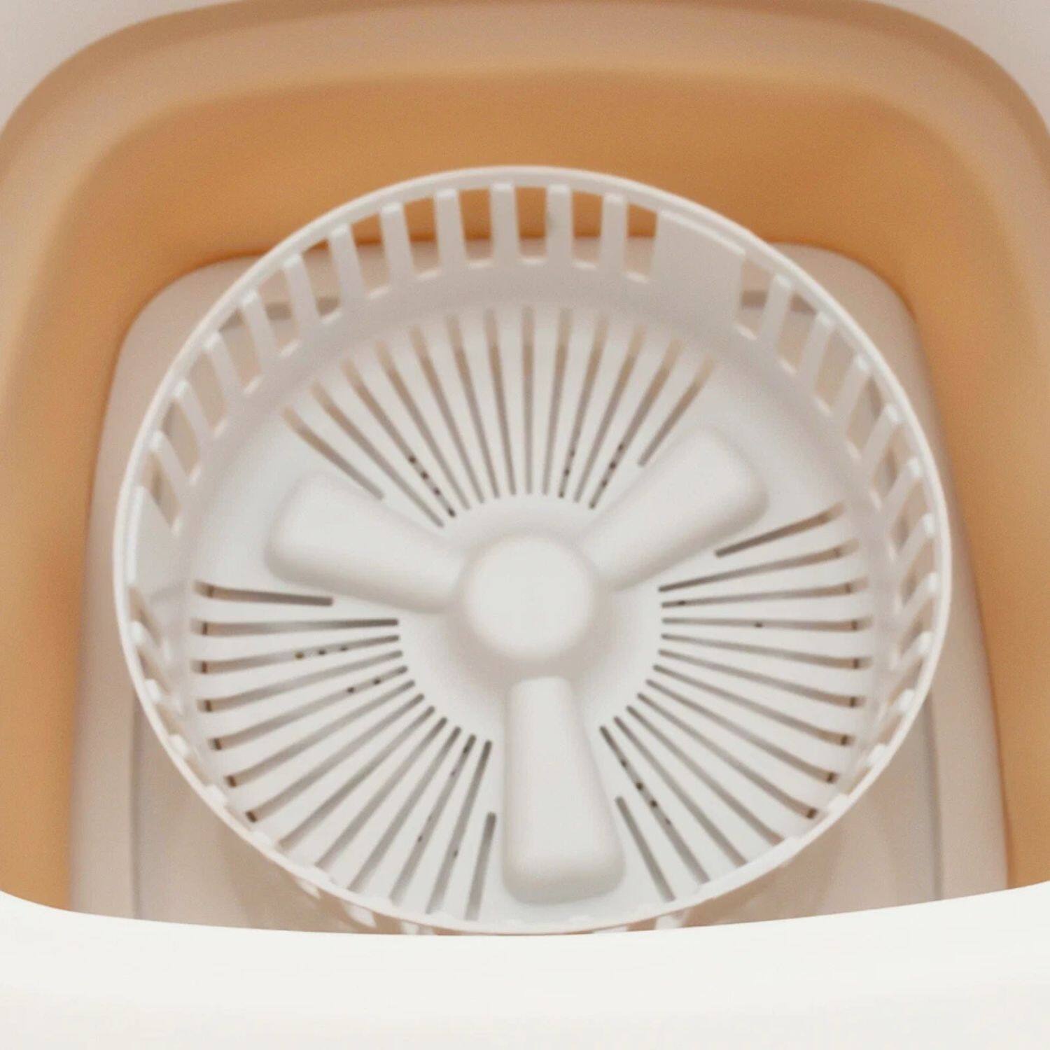 Alt View 2. Home Collection - Foldable 10L Portable Mini Washing Machine – Khaki Compact Washer for Underwear & Small Laundry - Khaki.