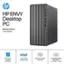 The text on the image is already grouped and correctly formatted. It reads:

"hp HP ENVY Desktop PC Best for school and hobbies l... intel CORE I5 TM Intel Core i5-14400 processor intel. Intel UHD Graphics 730 SSD 1 TB PCle NVMe M.2 SSD RAM 12 GB DDR4-3200 MHz RAM (1 x 8 GB, 1 x 4 GB)"