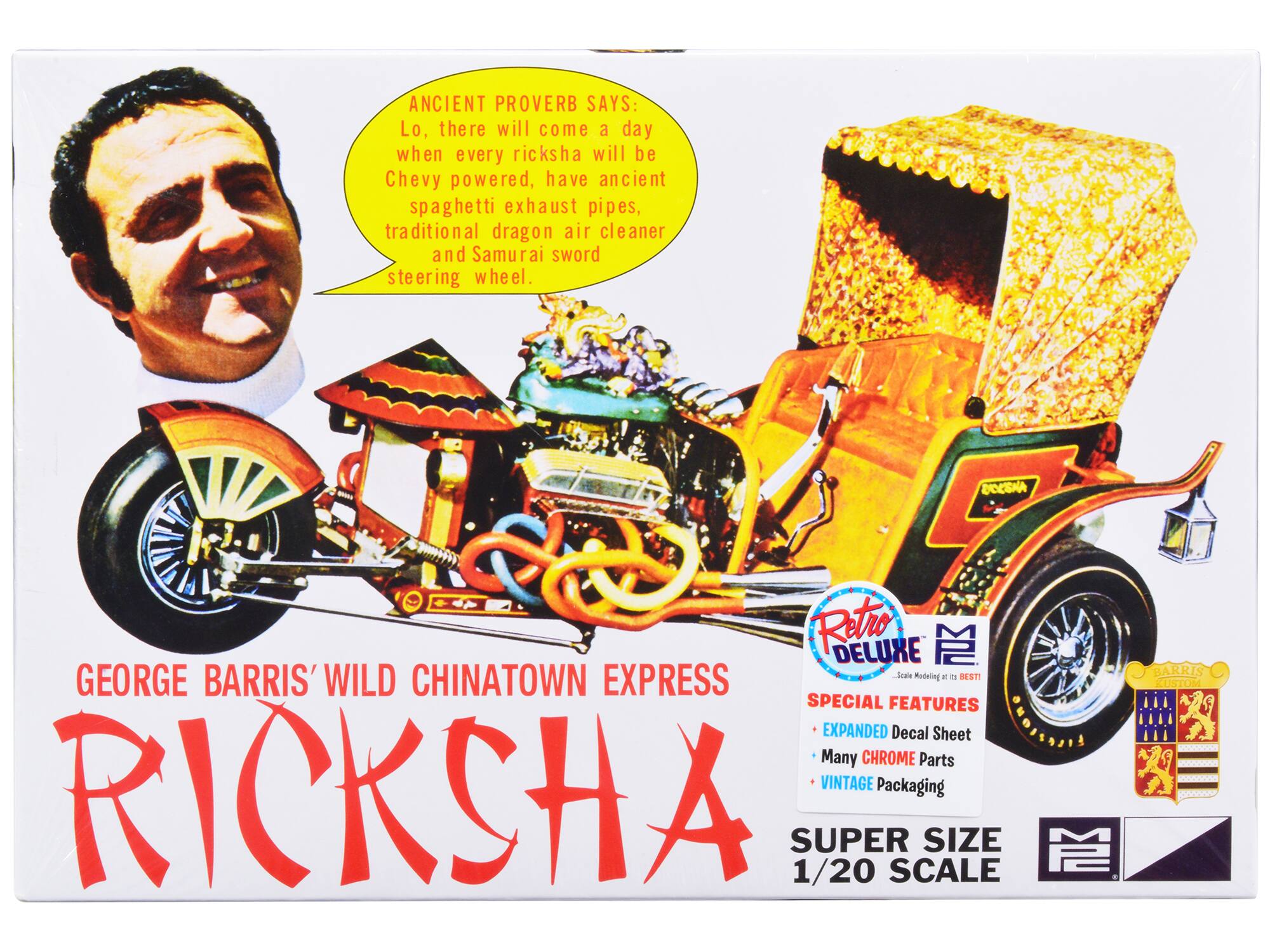 Skill 2 Model Kit George Barris' Wild Chinatown Express Ricksha 1/20 Scale Model by MPC price history on PriceWatchPro