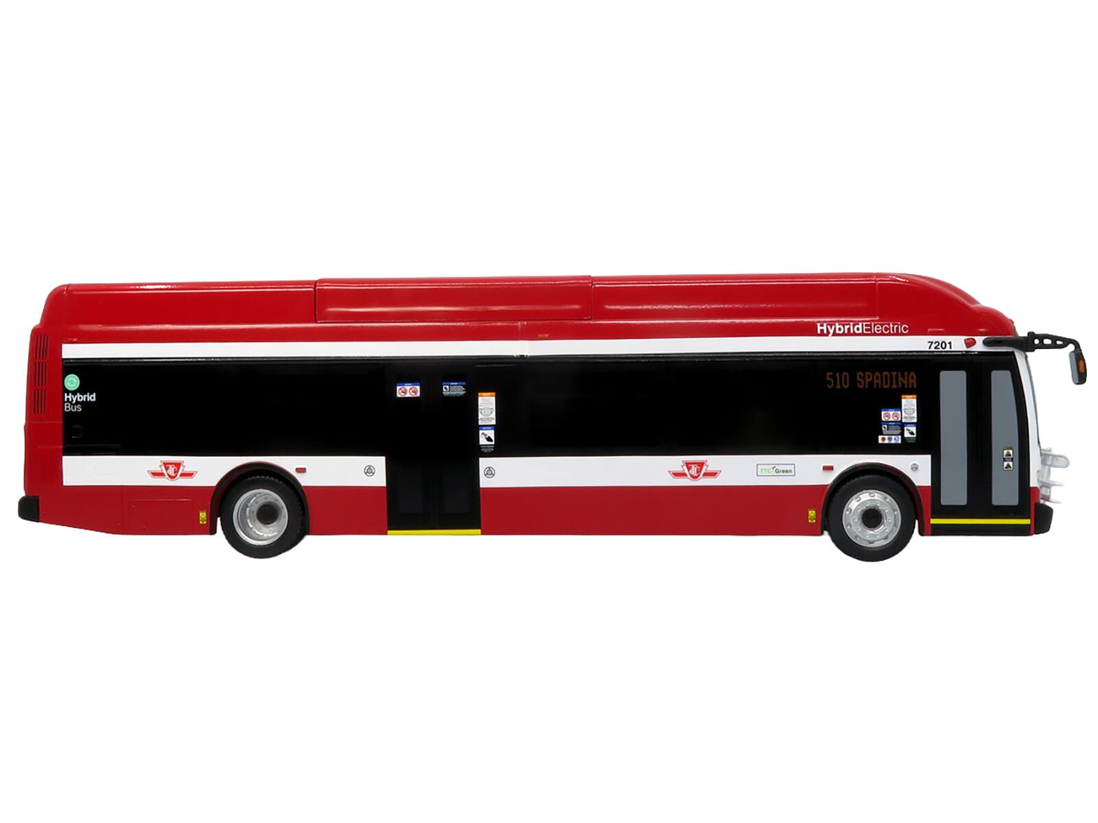 Hybrid Electric  
7201  
Hybrid Bus  
GO  
1  
510 SPADINA  
88  
TTC Green