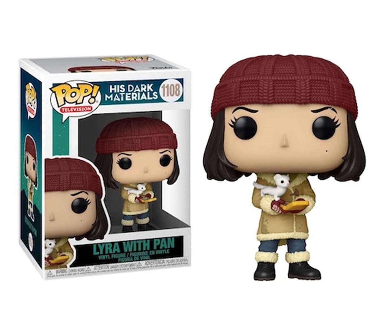 HIS DARK MATERIALS  
1108  
POP! TELEVISION  
LYRA WITH PAN  
VINYL FIGURE