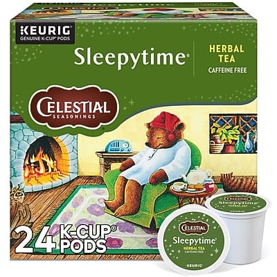 Celestial Seasonings - Sleepytime Herbal Tea, Keurig K-Cup Pods, 24/Box