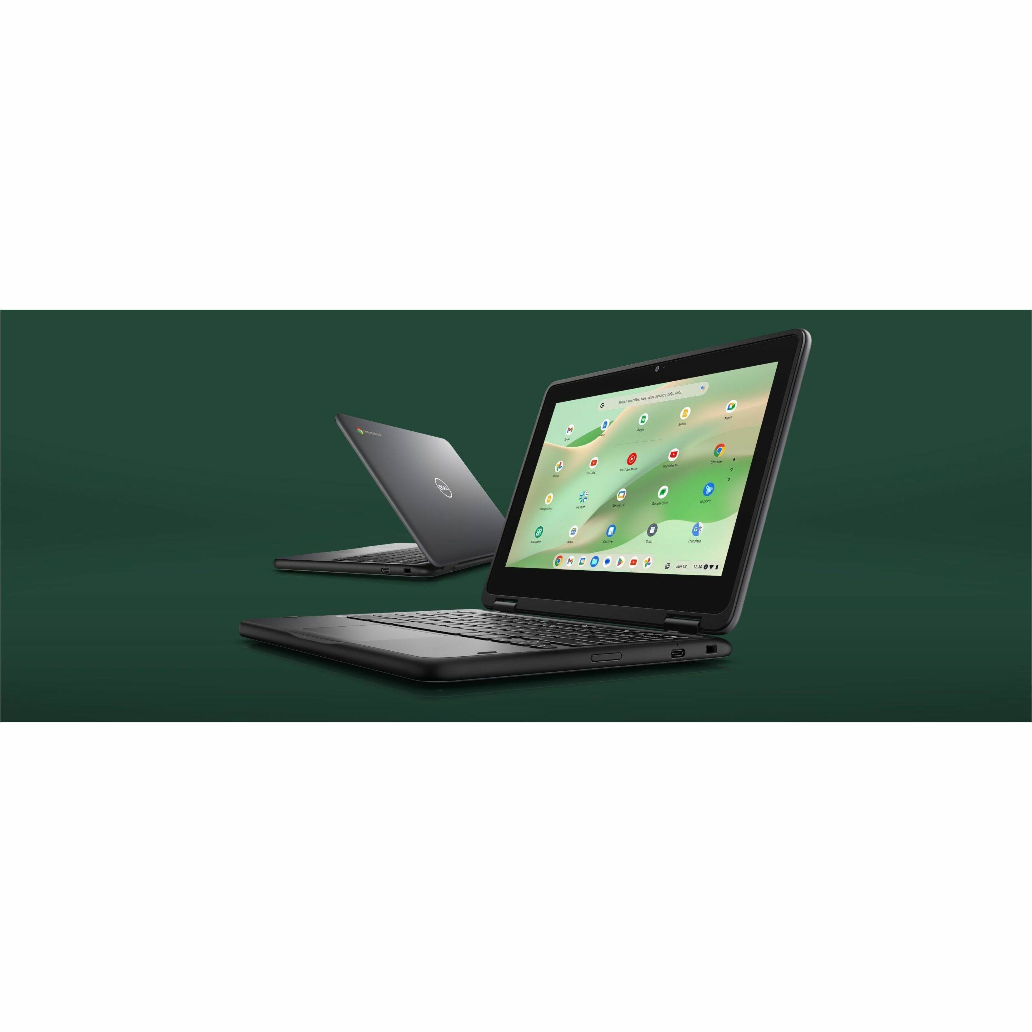 Alt View 31. Dell - Chromebook 3120 11.6" Laptop Intel N-Series N100 4GB 64GB EMMC - Gray.