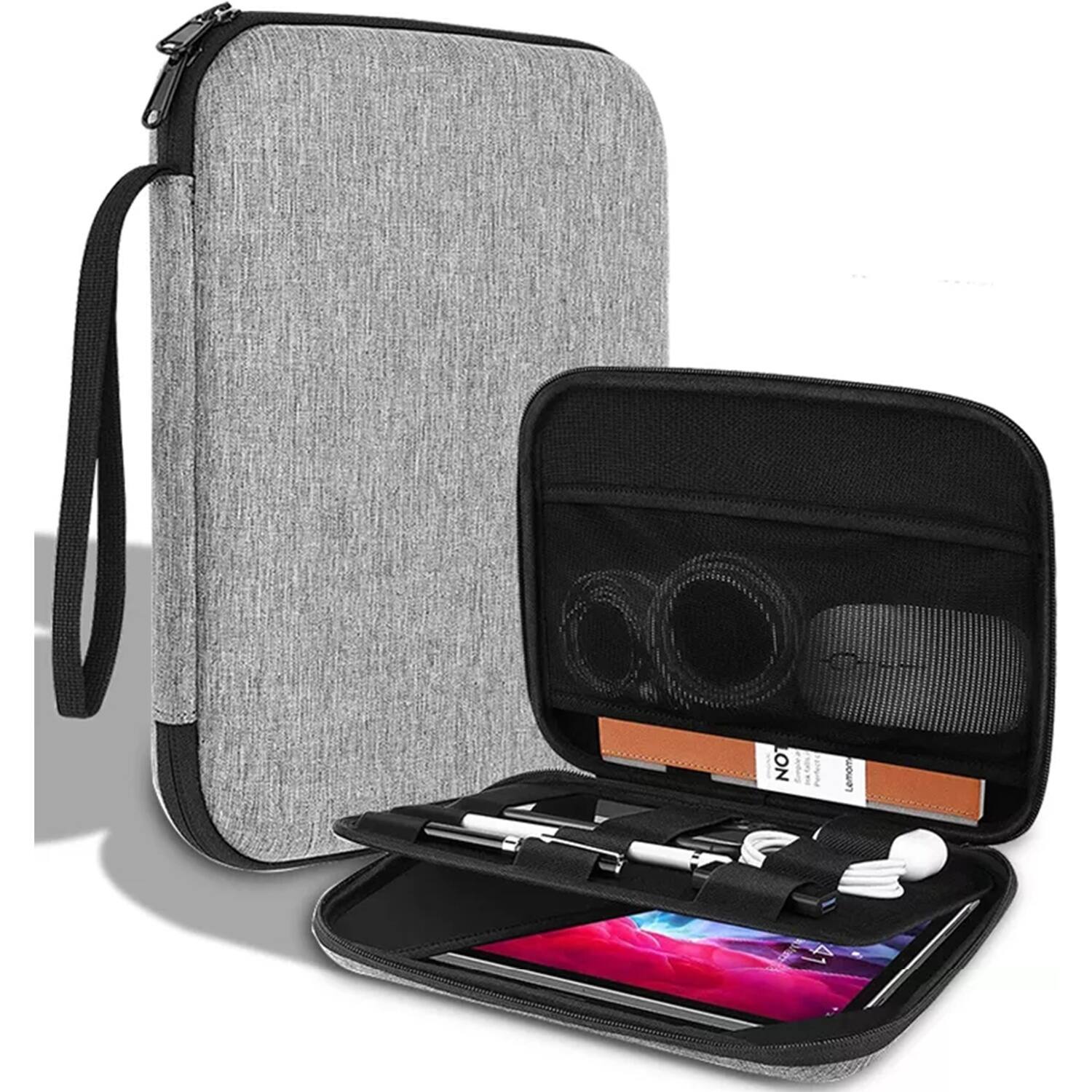 Alt View 12. SaharaCase - Venture Series Sleeve Case Organizer for All 11" Tablets - Gray.