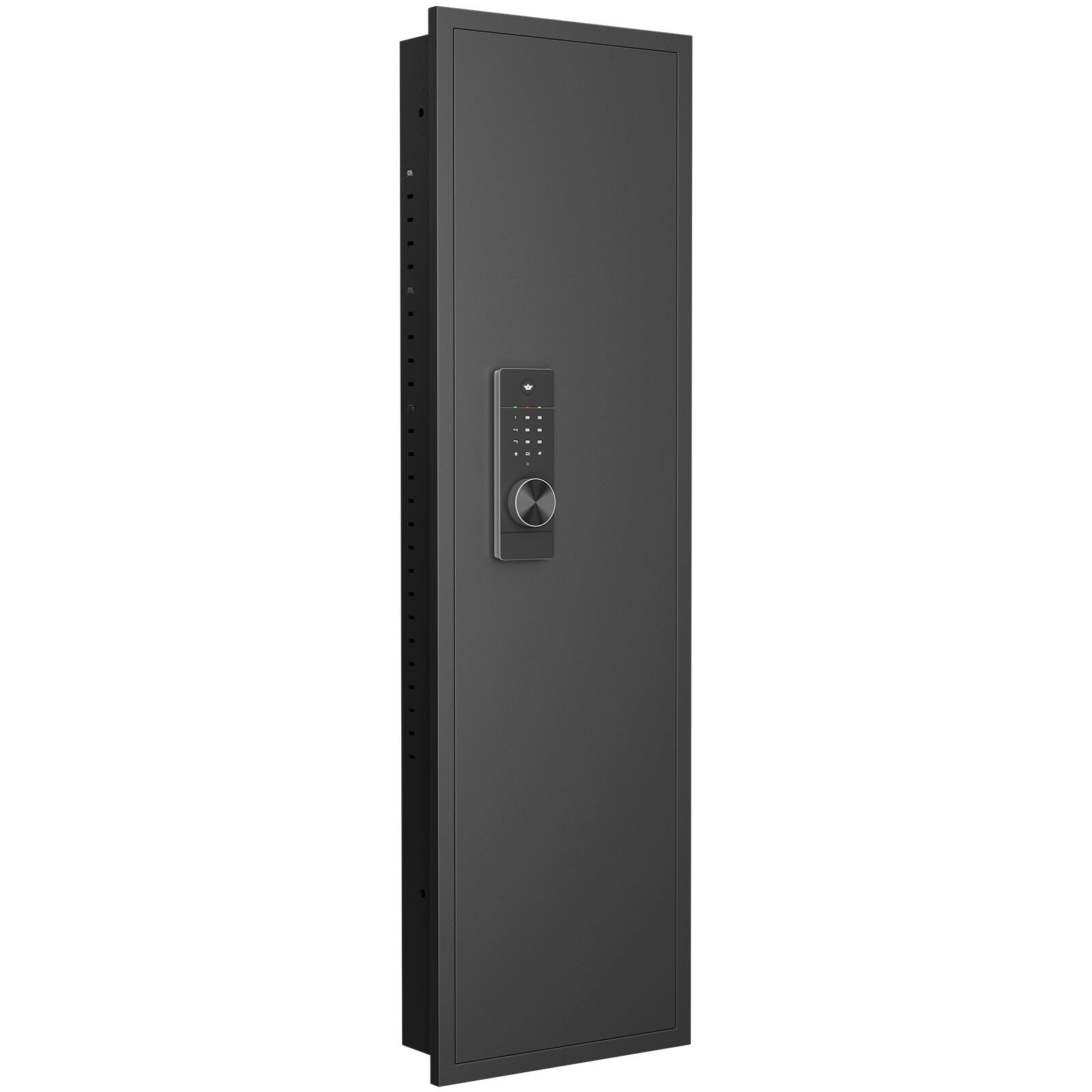 Alt View 5. Ecooso - 53" In-Wall Digital Safe Box, Password Touch Panel Office Safe with Adjustable Shelves for Firearms - Black.