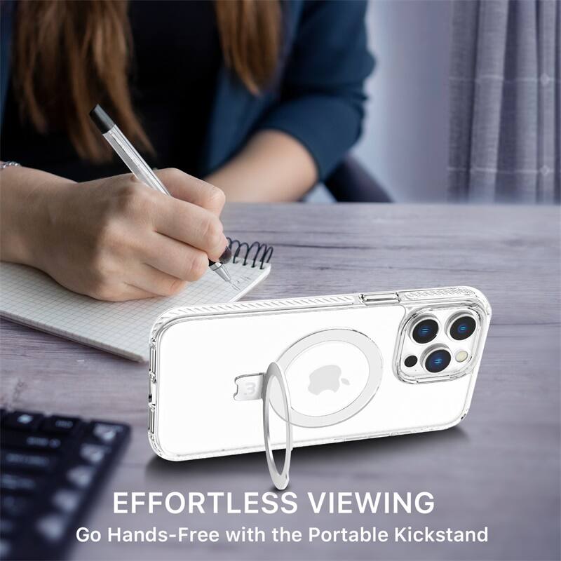 3 EFFORTLESS VIEWING
Go Hands-Free with the Portable Kickstand