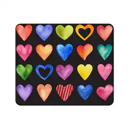 OTM Essentials - Mouse Pad, Color Hearts - Mulit