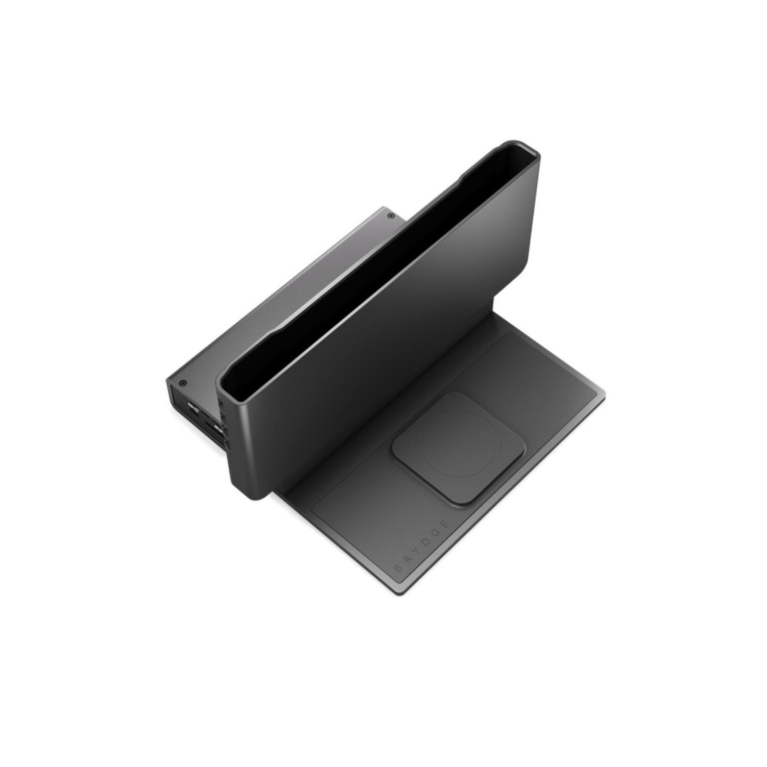 Left. Brydge - Brydge ProDock Solo Aluminum Vertical USB-C Dock for MacBook with Single 4K Display.