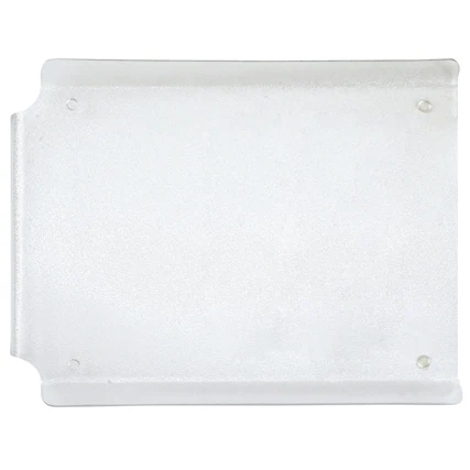 Front. Better Houseware - Better Houseware 344/13f Acrylic Dual-purpose Slanted Drain And Cutting Board - clear.
