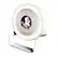 Front. Keyscaper - Florida State Seminoles Linen Print Nightlight Charger & Bluetooth Speaker - White.