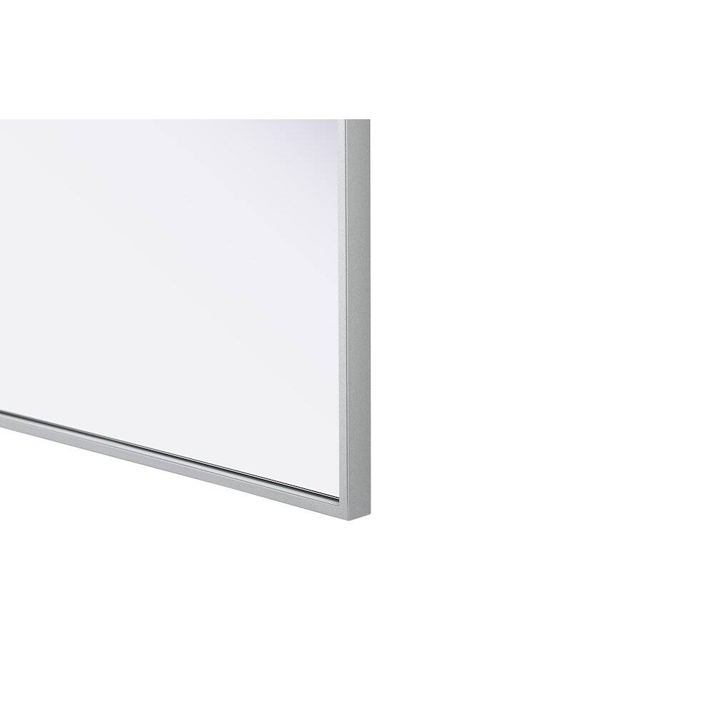Alt View 8. Elegant Kitchen and Bath - Amoura 27X36 Pivot Mirror In Silver - Silver.