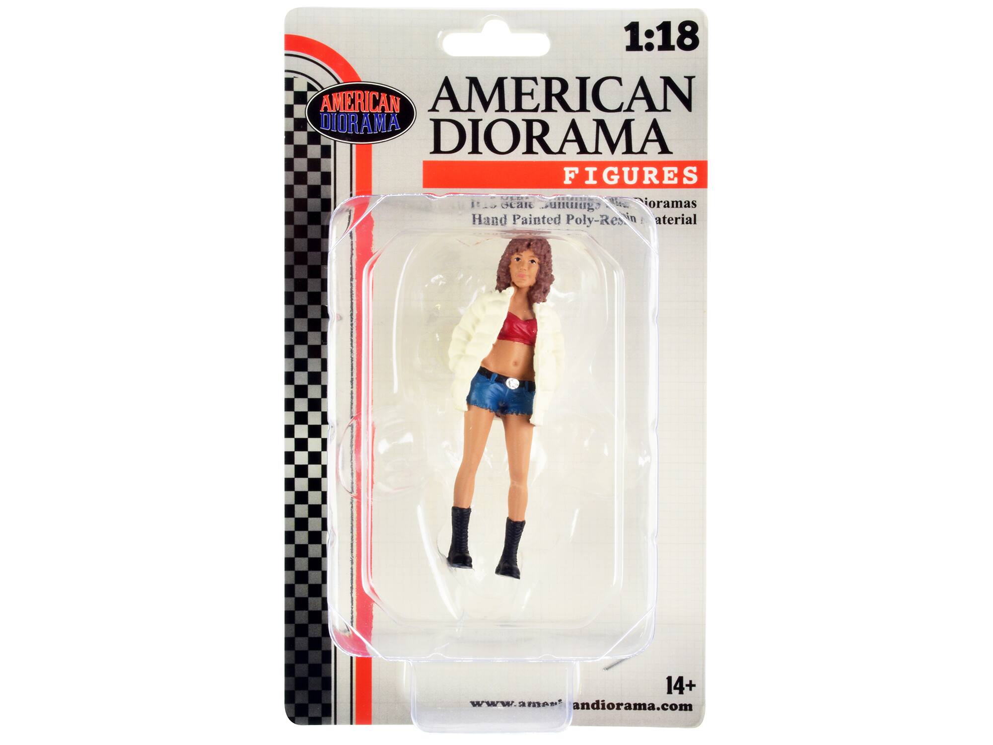 1:18 AMERICAN DIORAMA FIGURES  
1T R umugo ioramas  
Hand Painted Poly-Res in d aterial  
14+  
www.american diorama.com