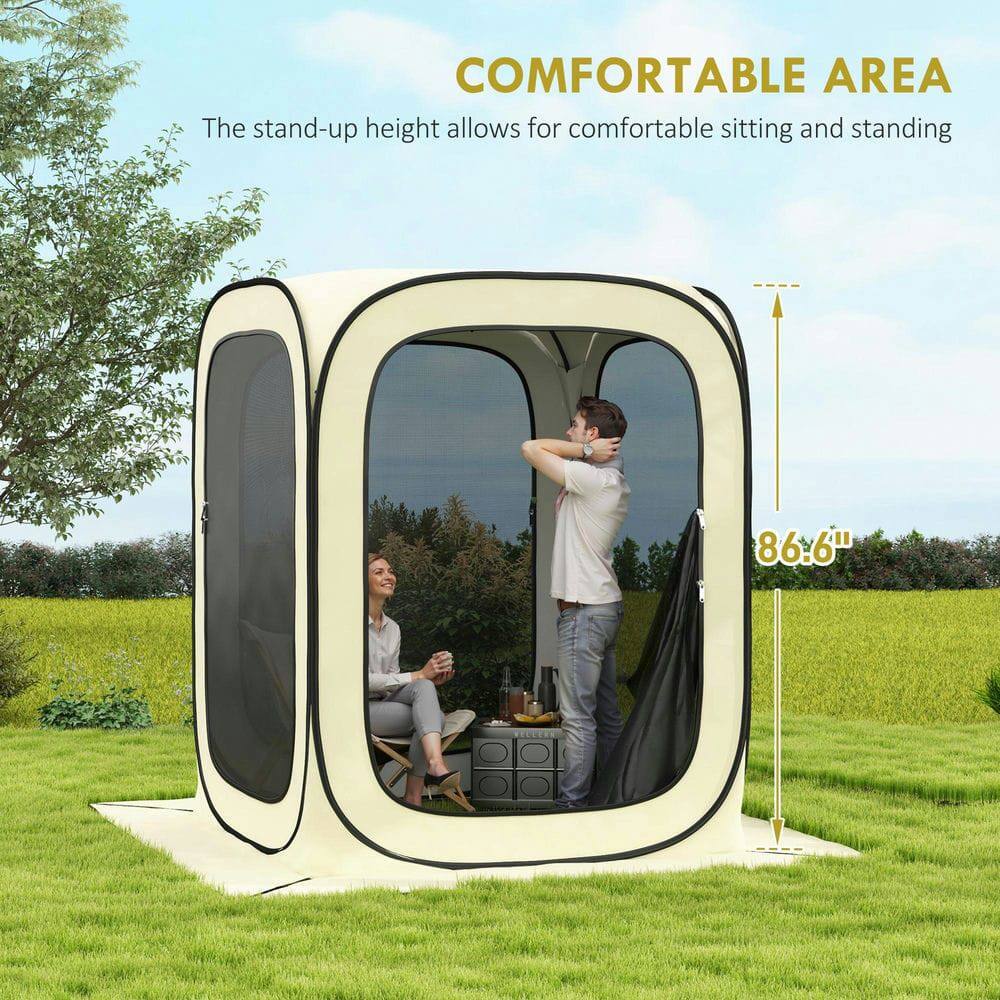 COMFORTABLE AREA  
The stand-up height allows for comfortable sitting and standing  
86.6"