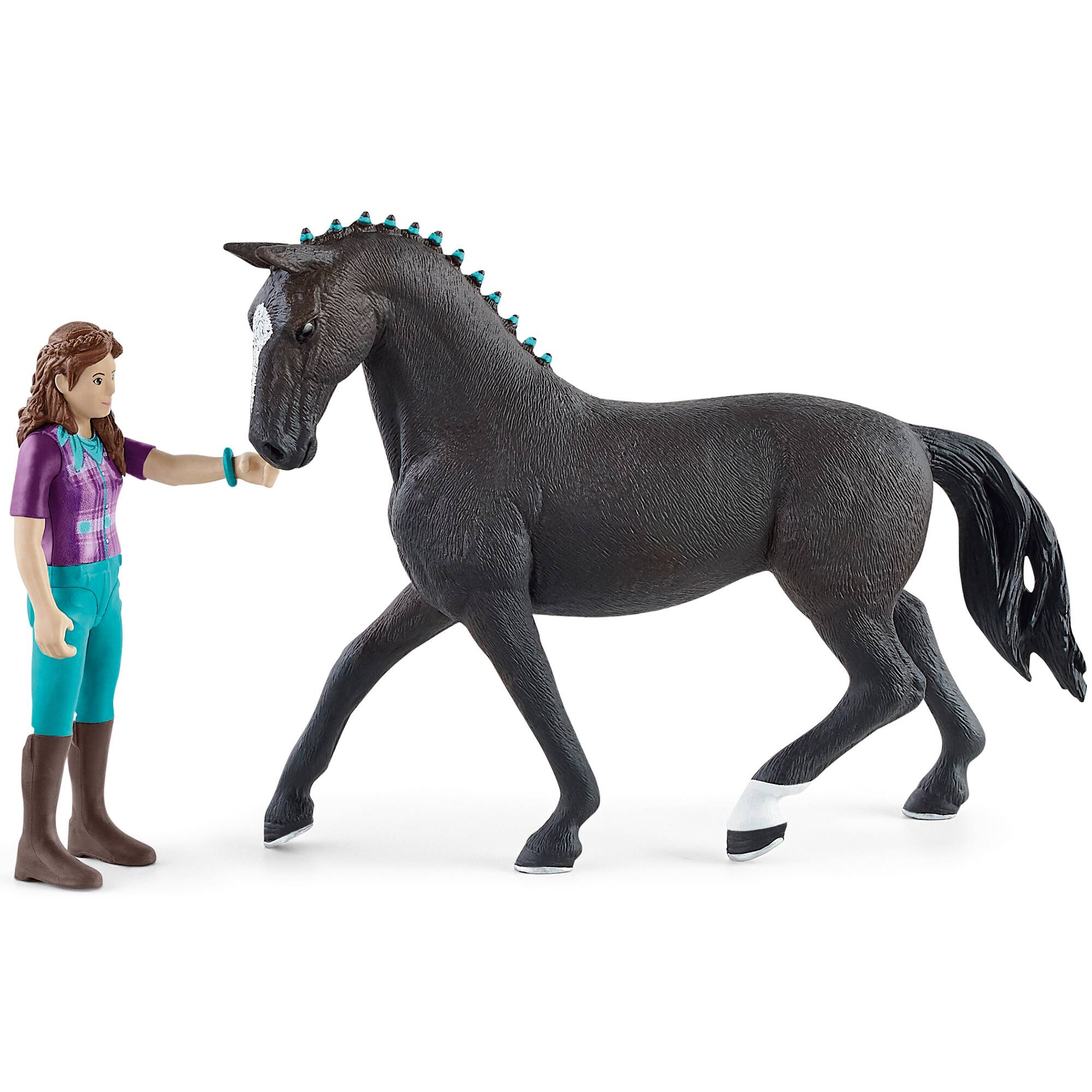 Left. Schleich - Horse Club: Lisa & Storm.