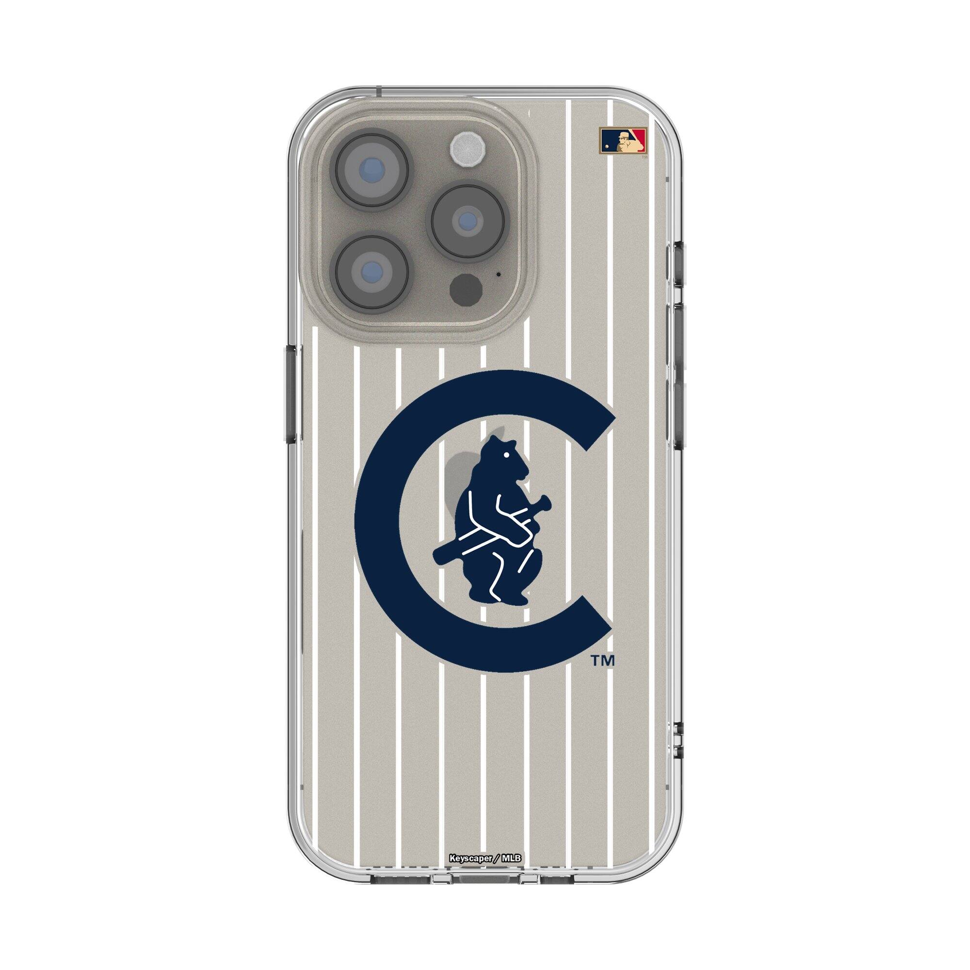 Keyscaper - MLB - Chicago Cubs 1911-1912 Cooperstown Pinstripe iPhone Clear  Case - 14 Plus - Multicolor