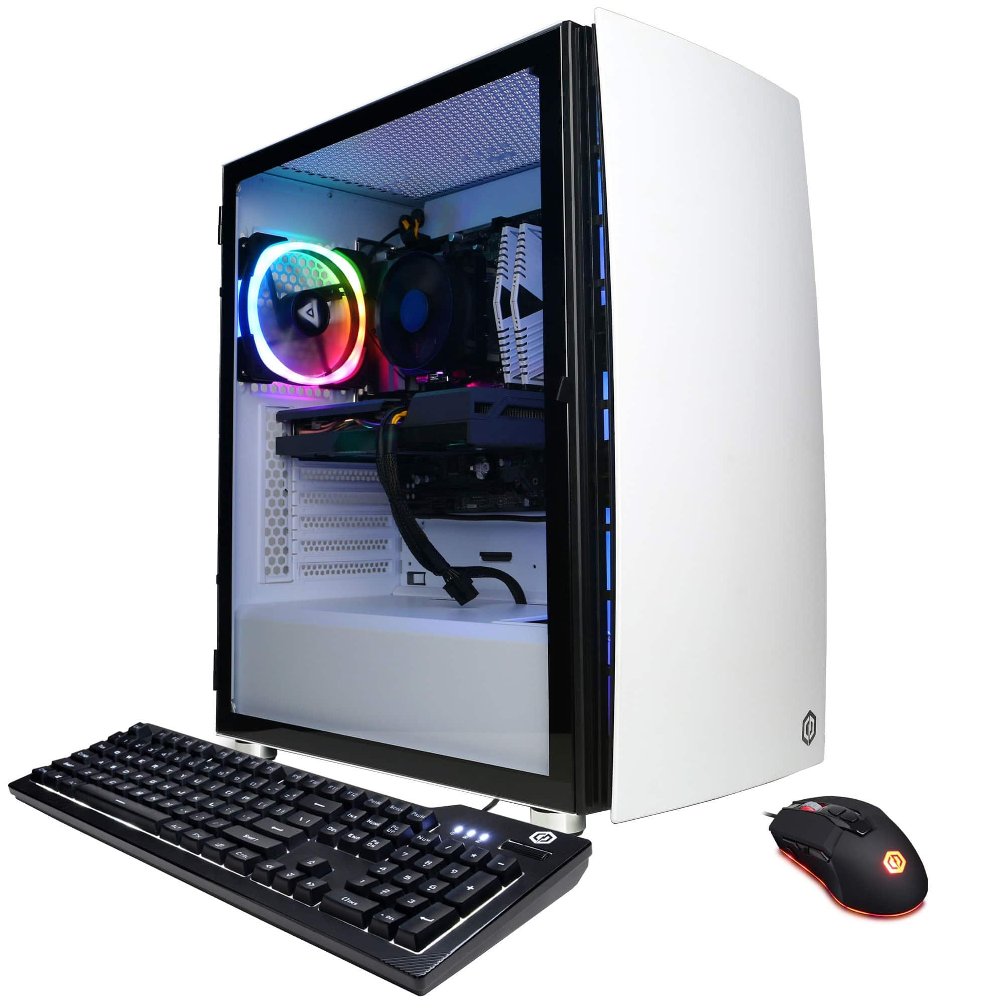 Best Buy: CyberPowerPC Gamer Xtreme Gaming Desktop Intel Core i5-11400F 16GB  Memory NVIDIA GeForce RTX 2060 500GB SSD White GXi3600BST