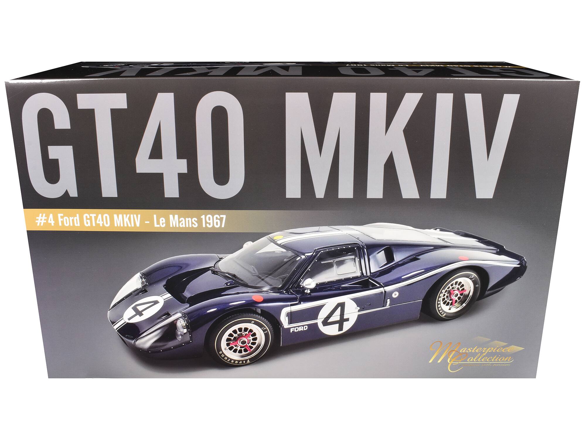 GT40 MKIV #4 Ford GT40 MKIV - Le Mans 1967  
4  
MODATA FORD  
4  
PnL  
W  
Mgiician  
asterpiece Collection  
- mestren